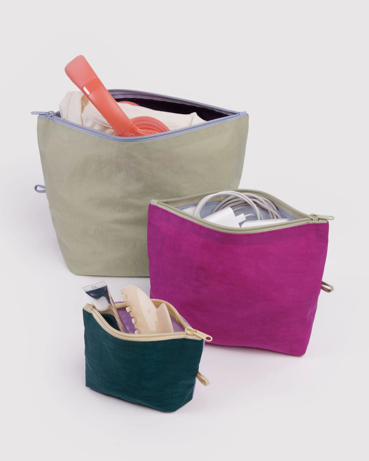 Baggu Go Pouch Set - Lagoon Mix - Proper