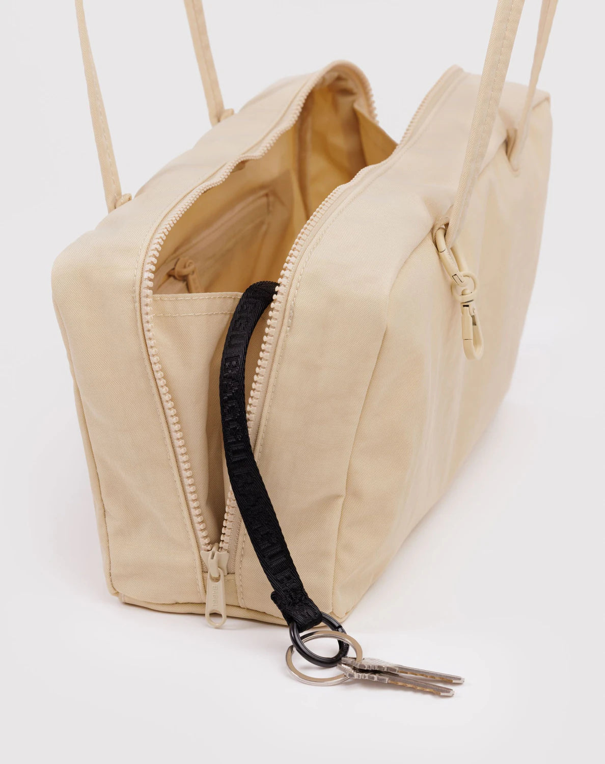Baggu Nylon Bowler Bag - Custard - Proper