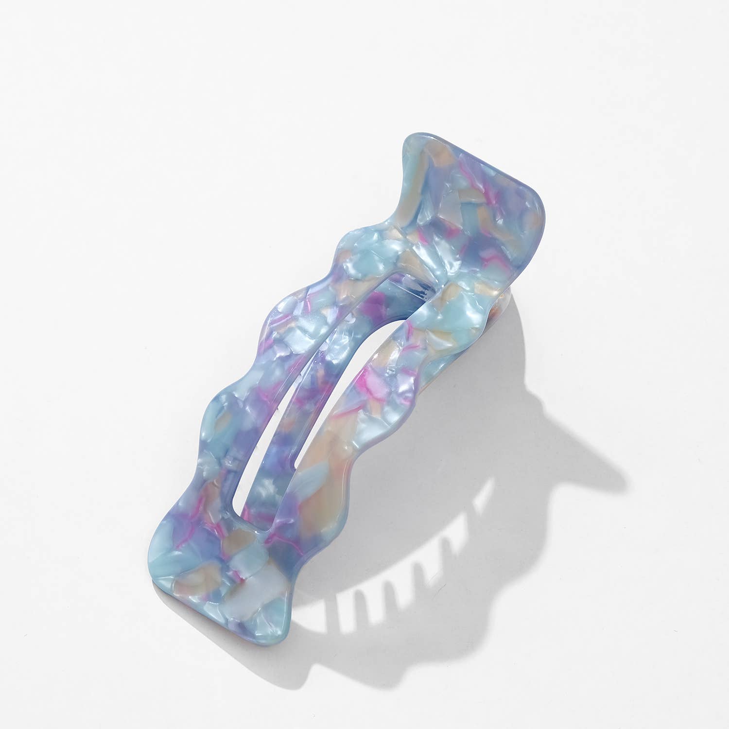 Jane Scalloped Flat Claw Clip - Proper