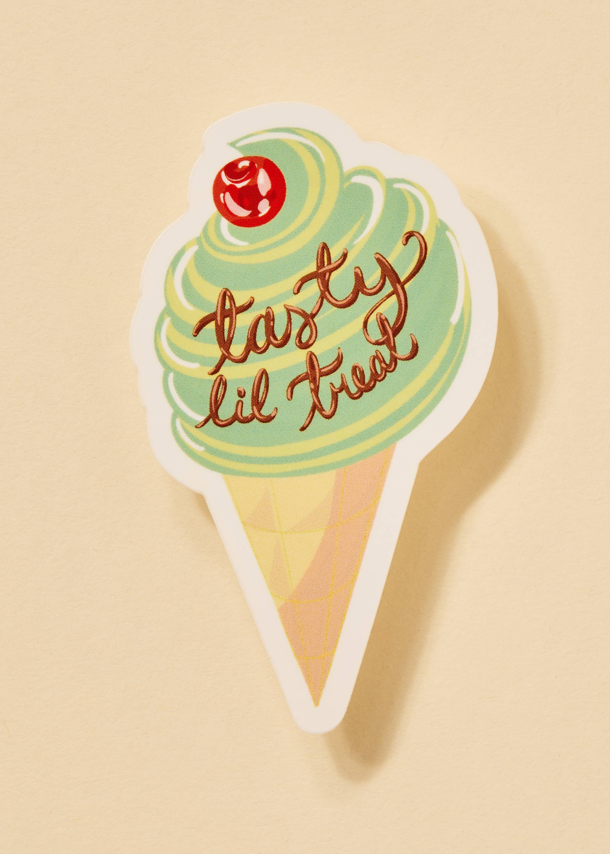 Tasty Lil Treat Ice Cream Cone Sticker - Proper