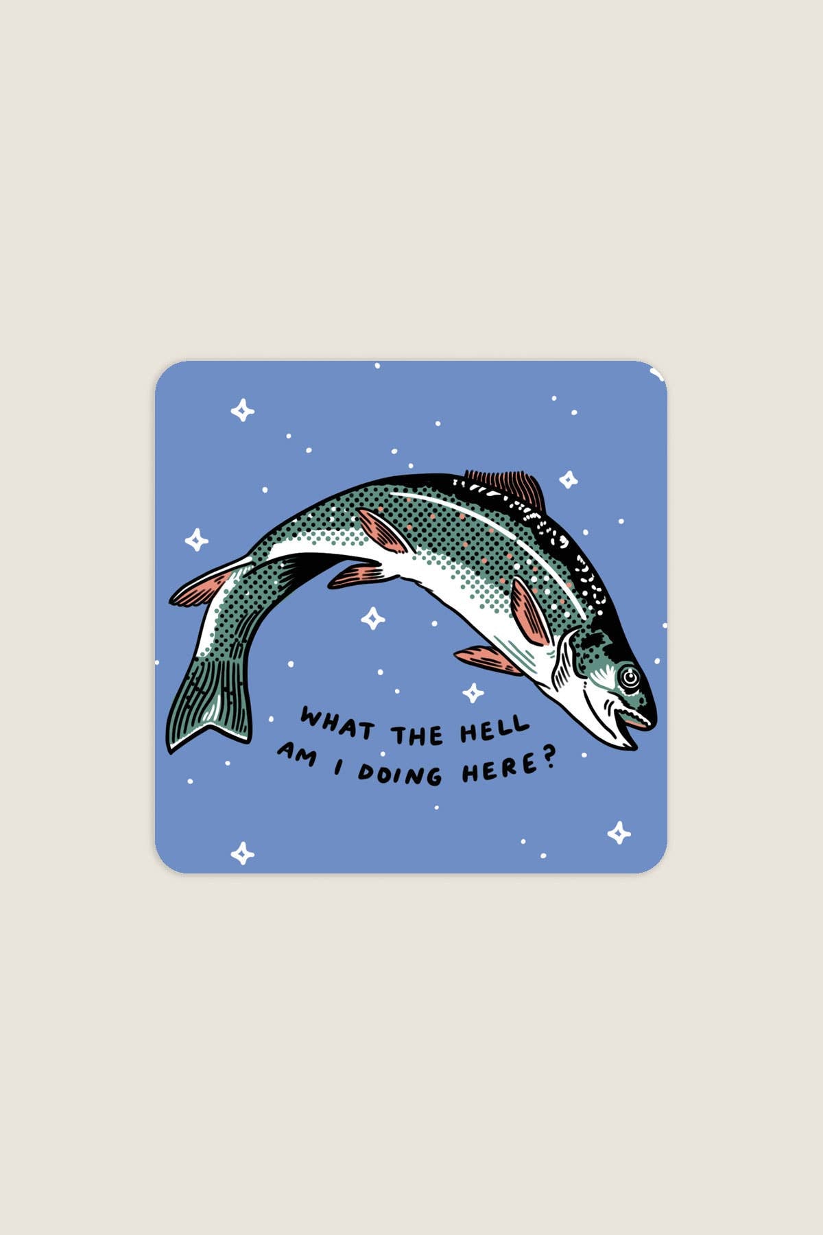What The Hell Sticker | Waterproof Vinyl Sticker - Proper