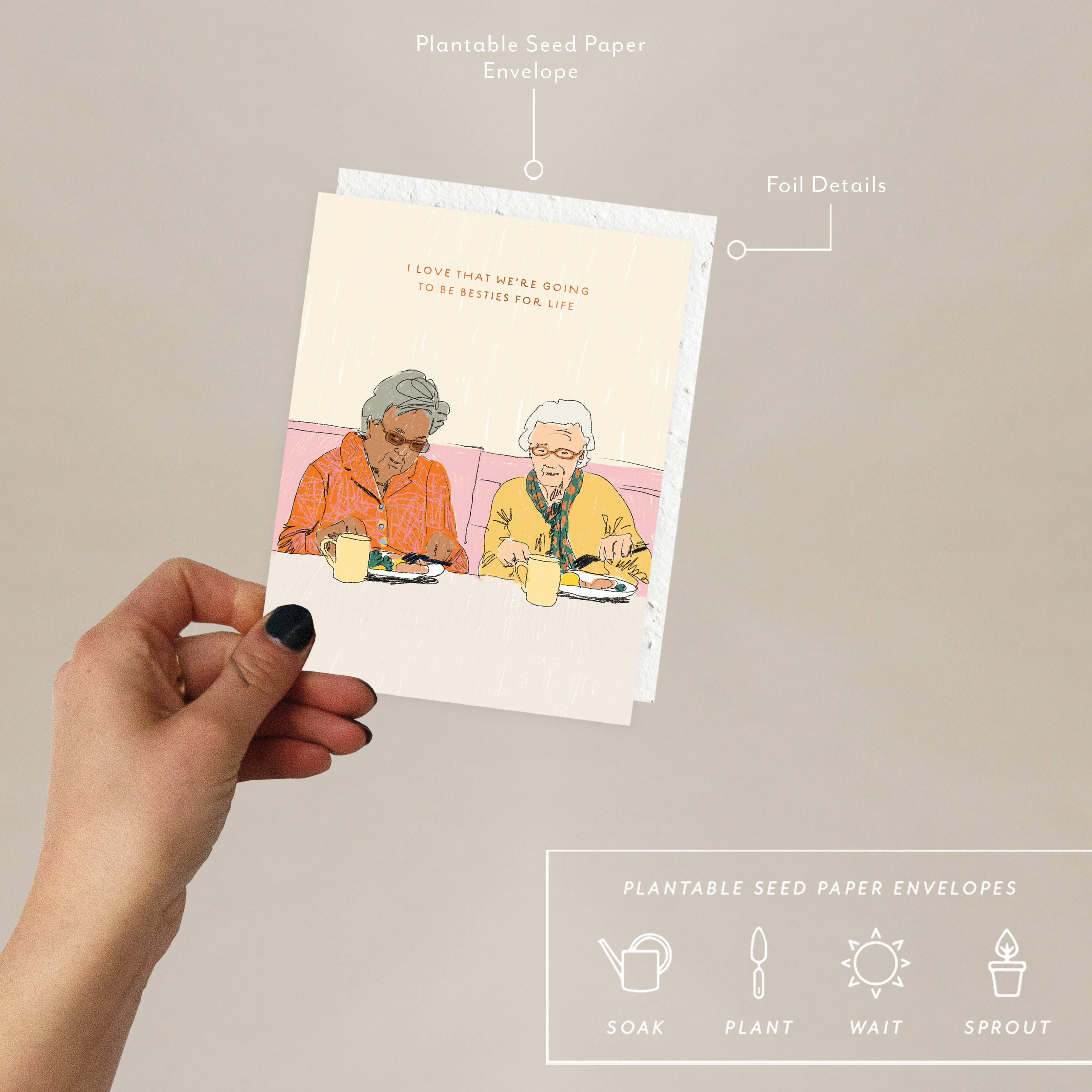 Forever Friends - Love + Friendship Card - Proper