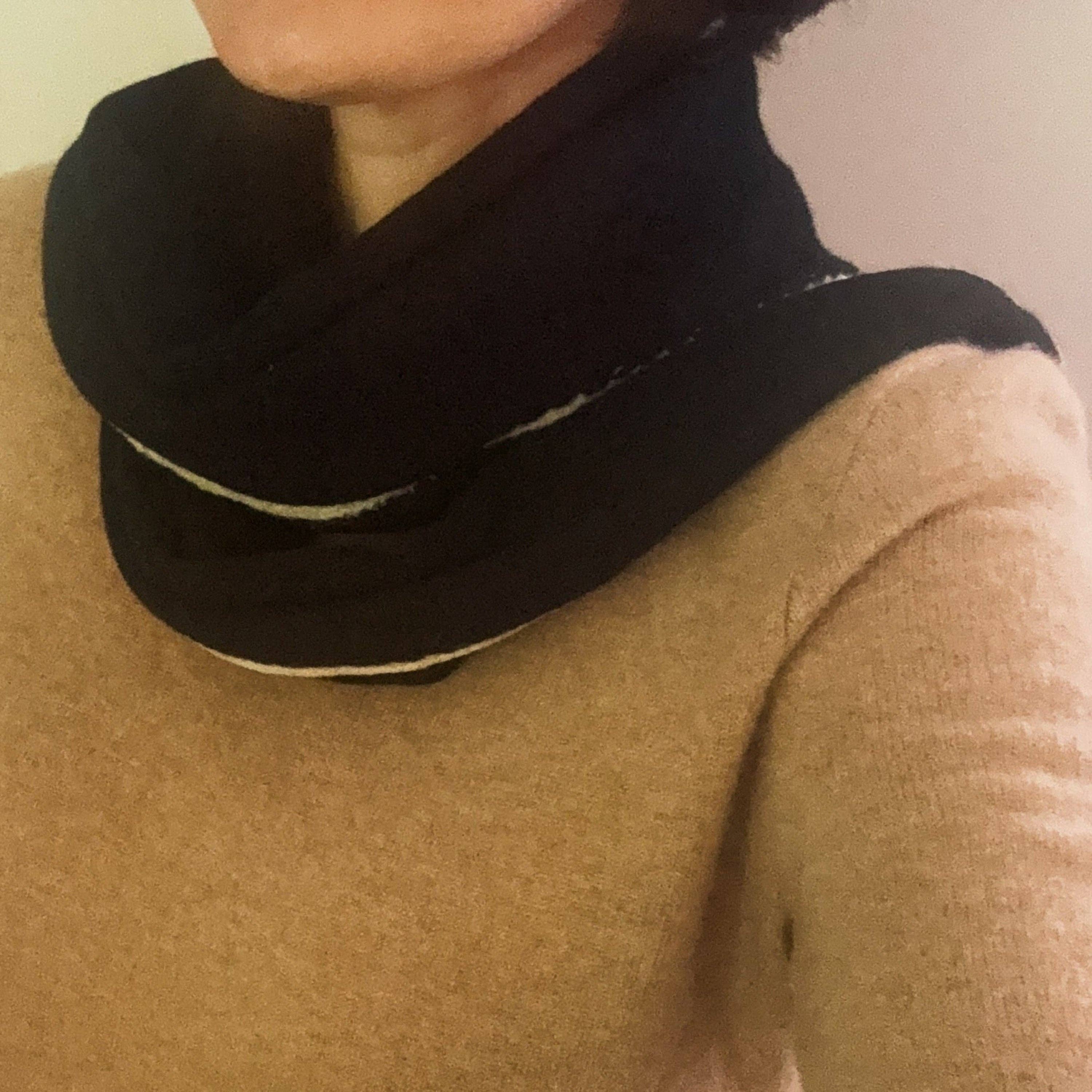 Slim Minimalist Knit Scarf – Two-Tone Cozy Yarn - Proper