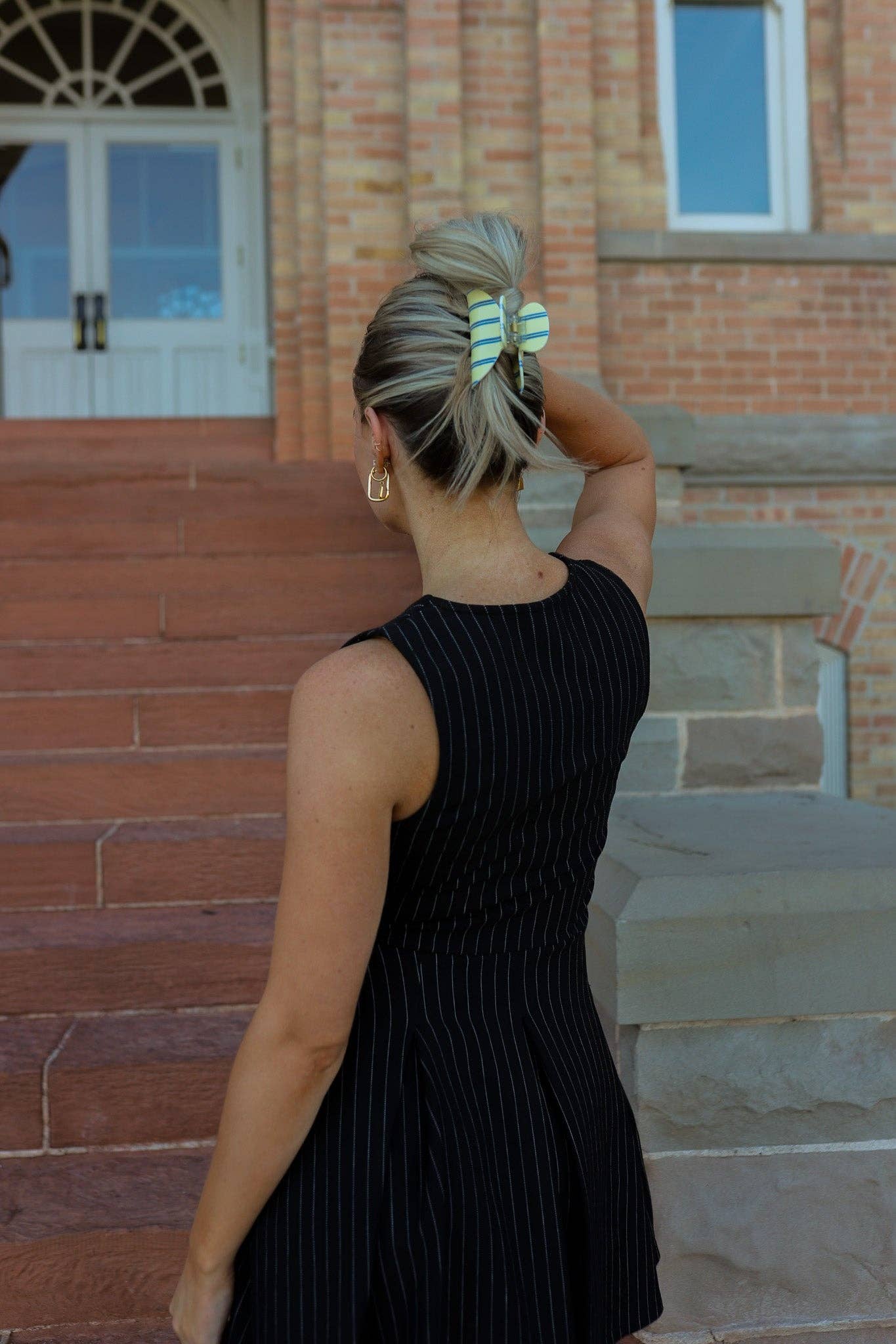 Pinstripe Claw Clip - Proper