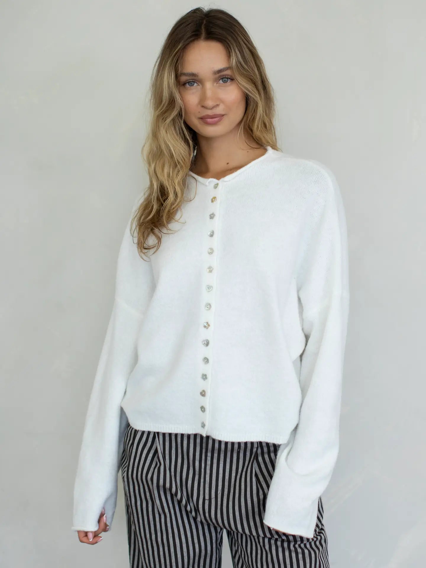 Mismatch Buttons Piper Cardigan