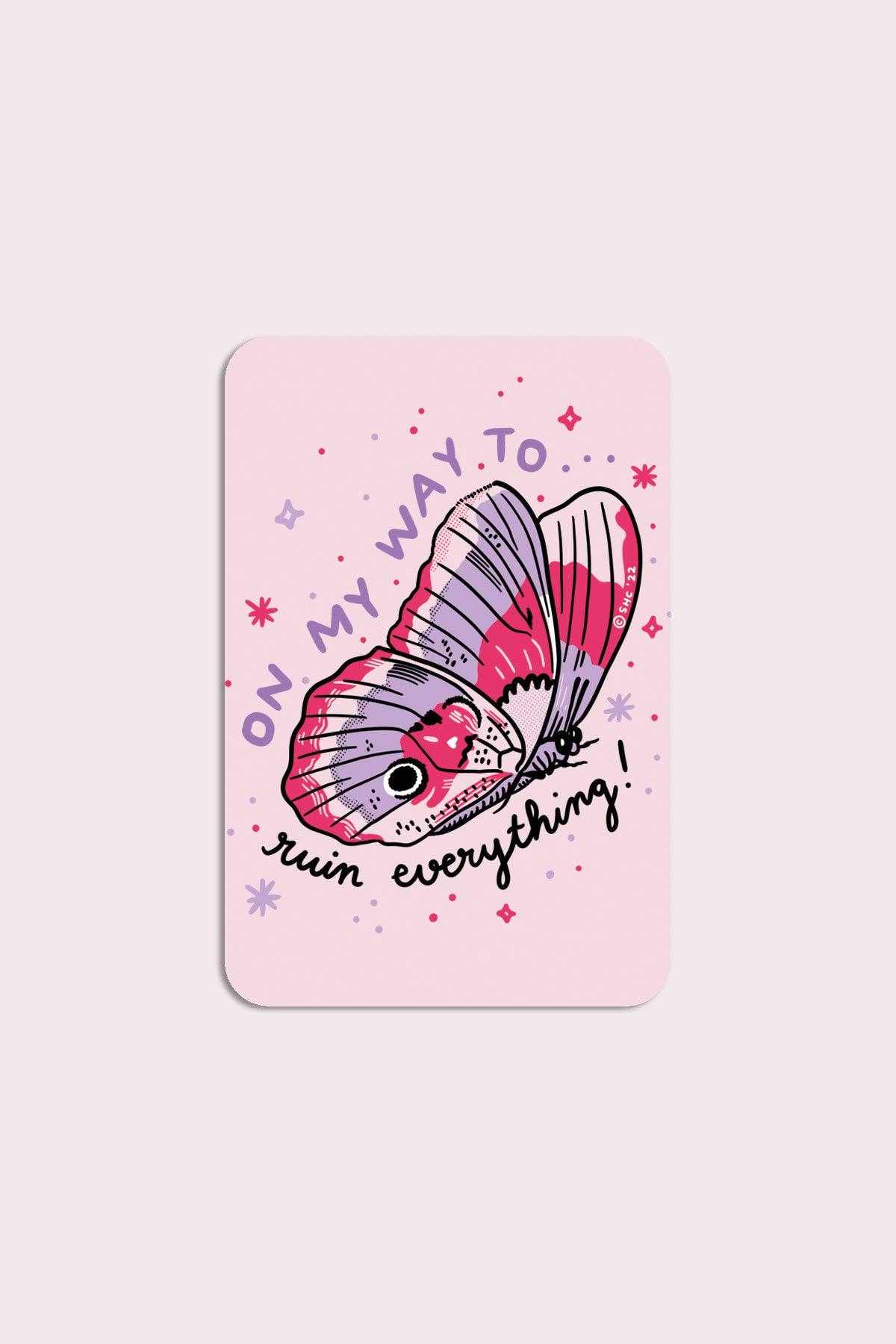 Ruin Butterfly Sticker | Waterproof Vinyl Sticker - Proper