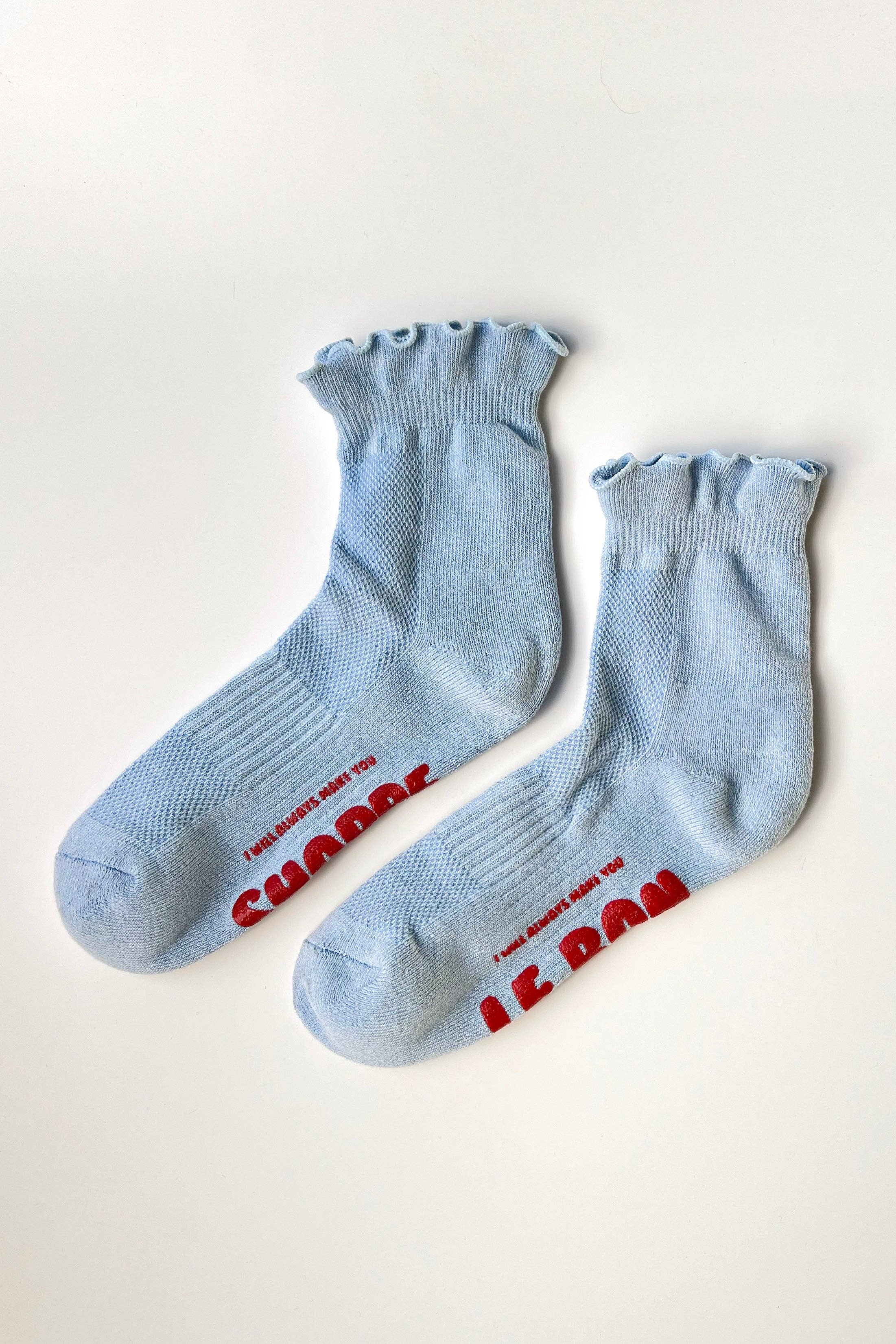 Ruffled Hugger Crew Socks (Wholesale) - Proper