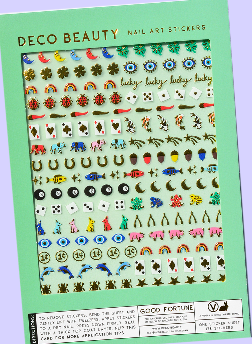Nail Art Stickers - Good Fortune - Proper