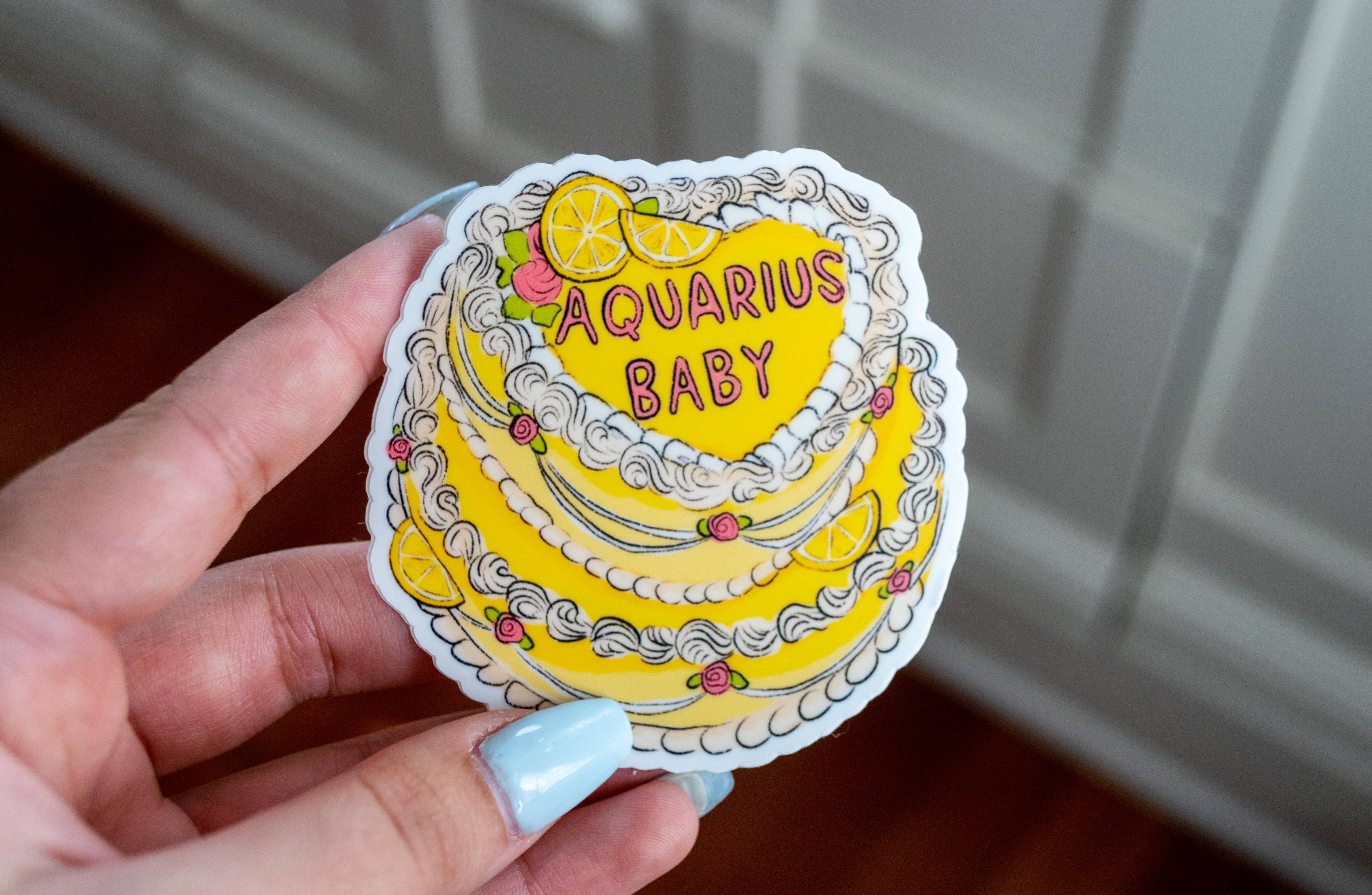 Zodiac Cake Stickers - Proper