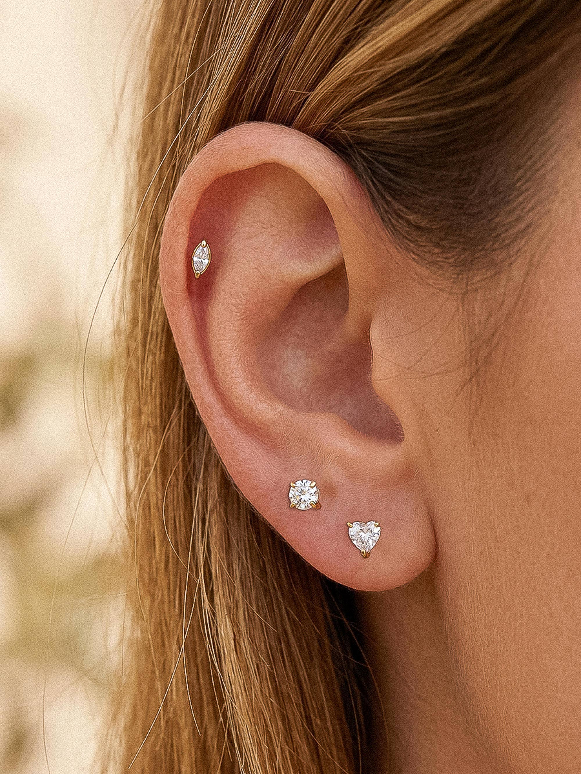 Idylle CZ Stud Earrings Set