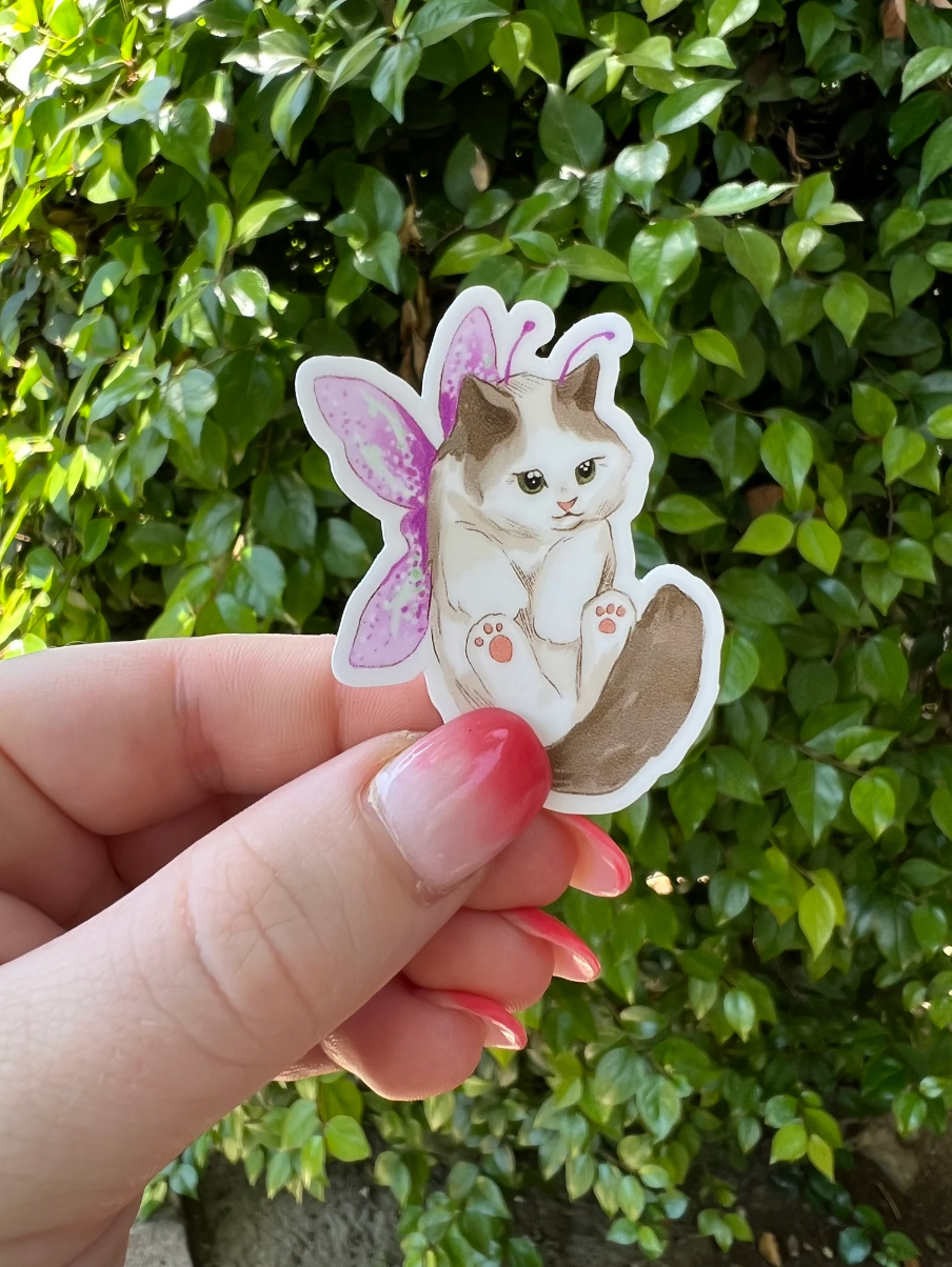 Fairy Cat Sticker