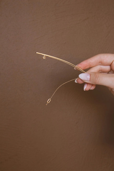 Bronzed Thin French Barrette - Proper