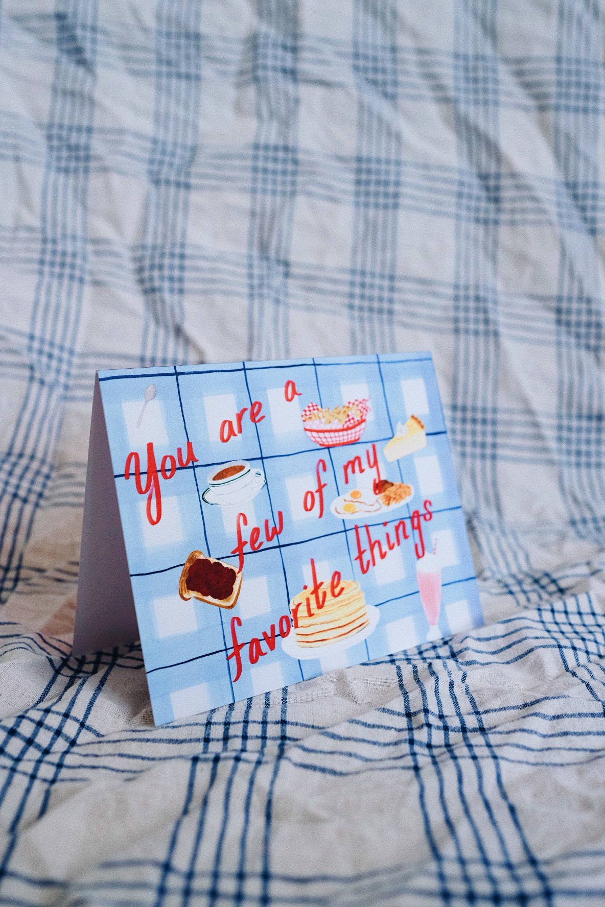 Favorite Things Diner Card - Proper