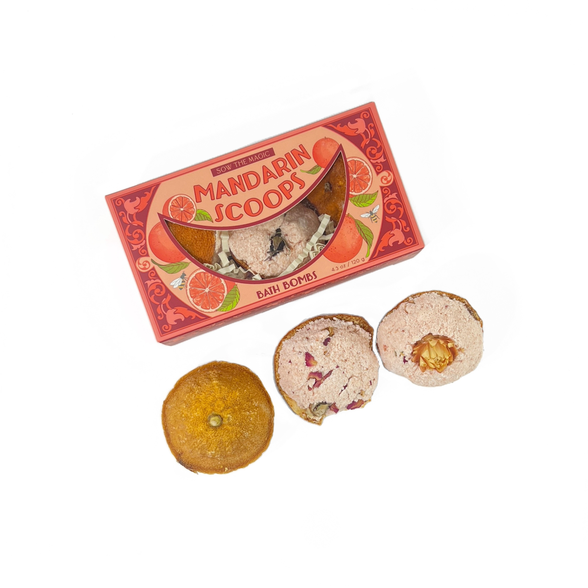 Mandarin Scoops Bath Bomb Gift Set - Proper