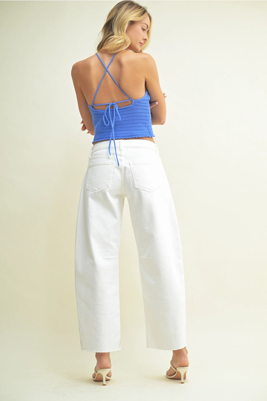 White Barrel Jeans - Proper