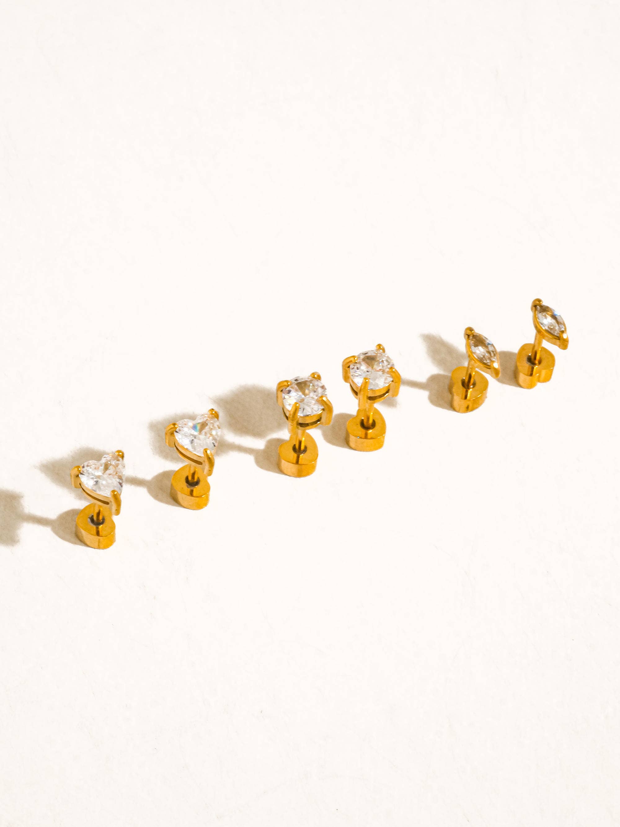 Idylle CZ Stud Earrings Set