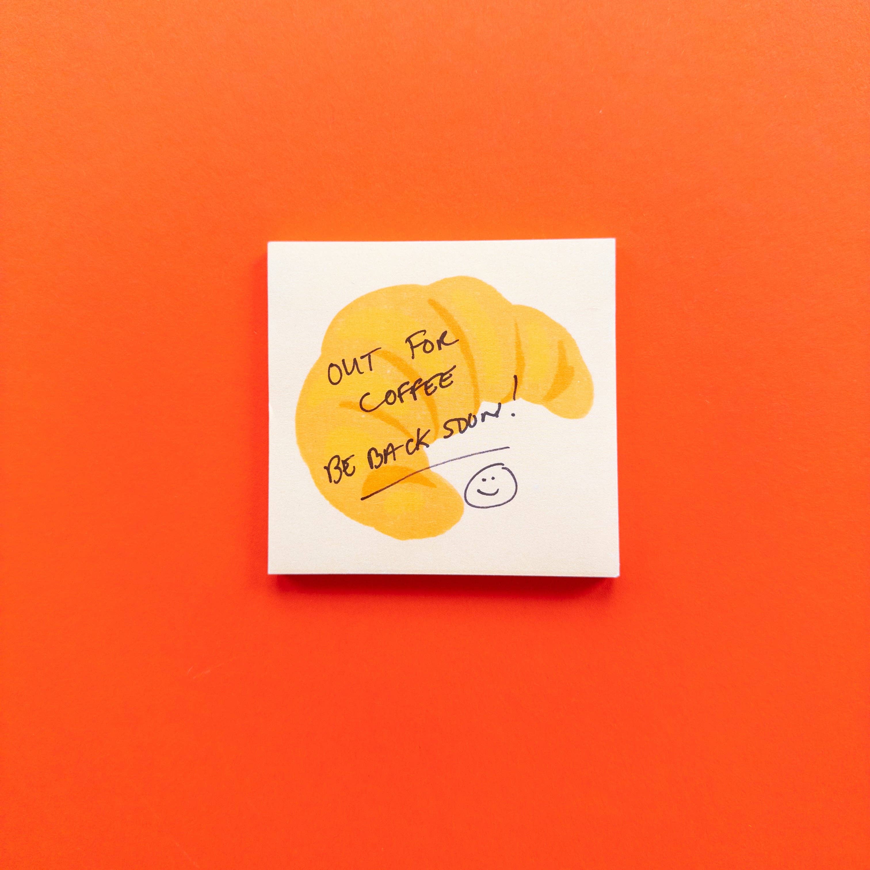 Croissant Sticky Notes - Proper