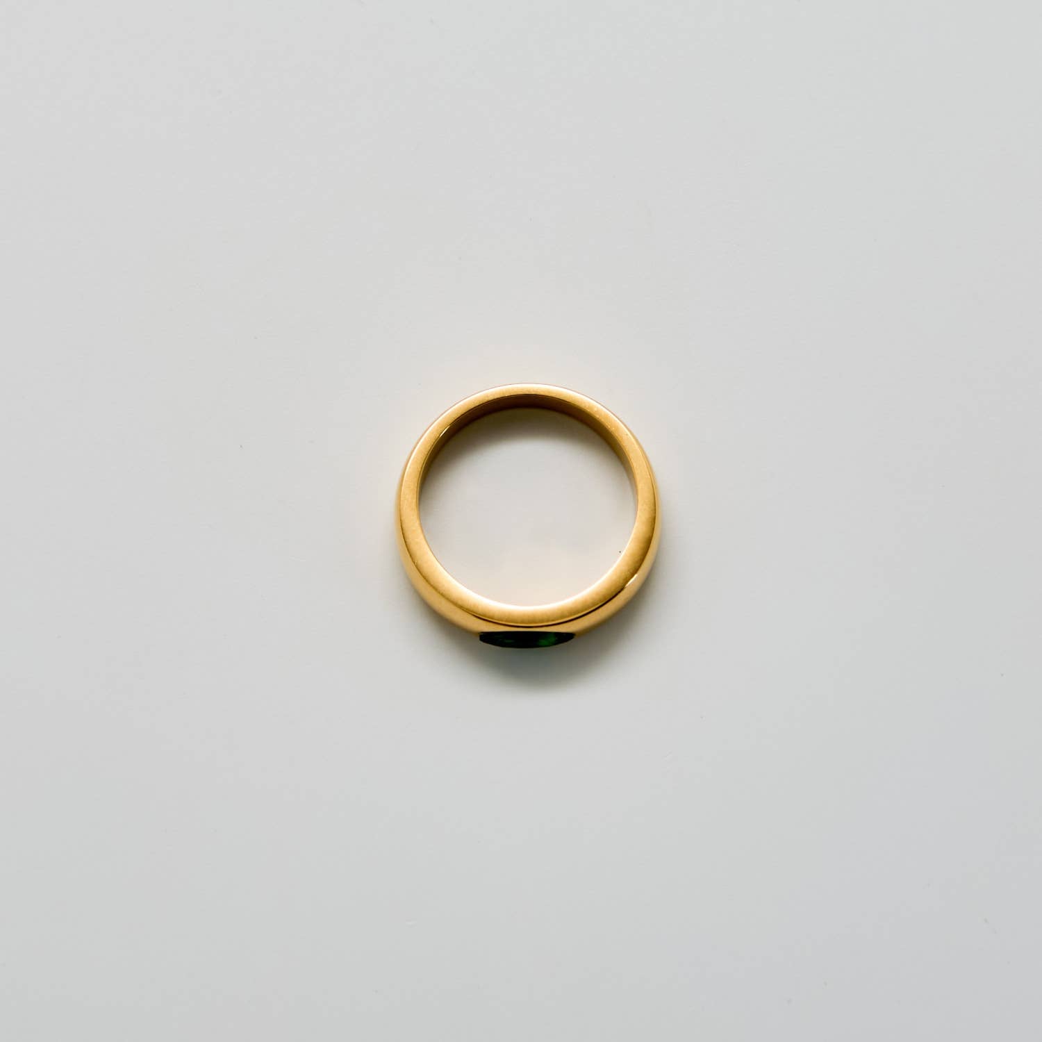 Green Marquise Stacking Ring