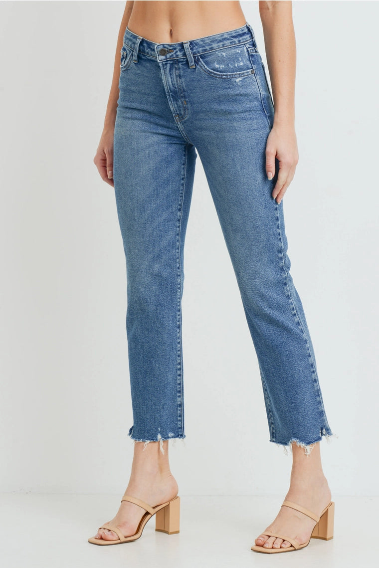 High Rise Vintage Straight Jeans - Proper
