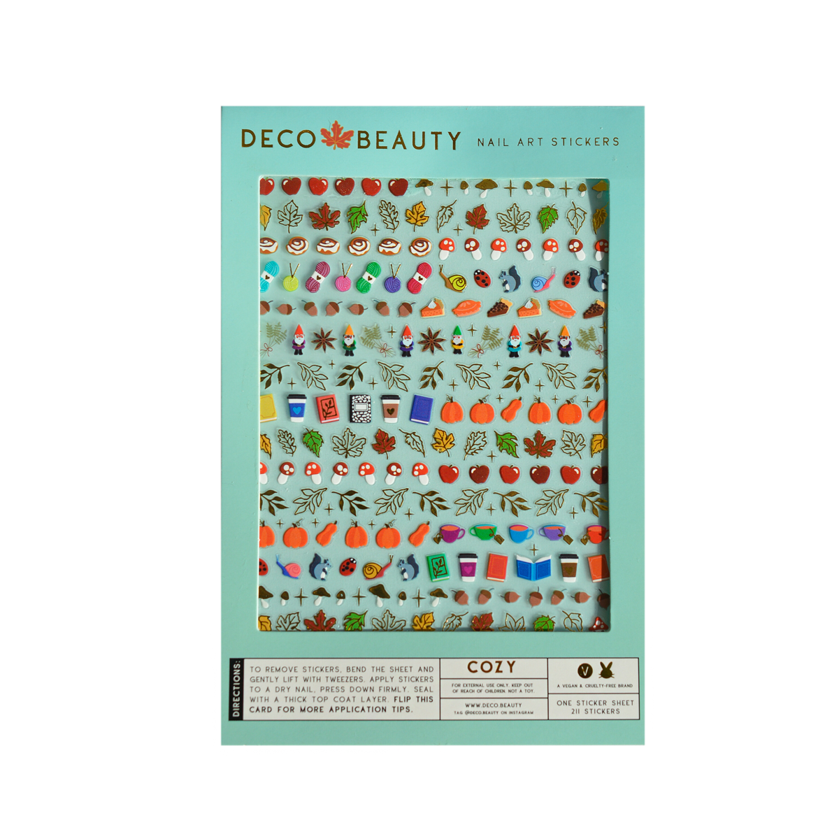 Nail Art Stickers - Cozy - Proper