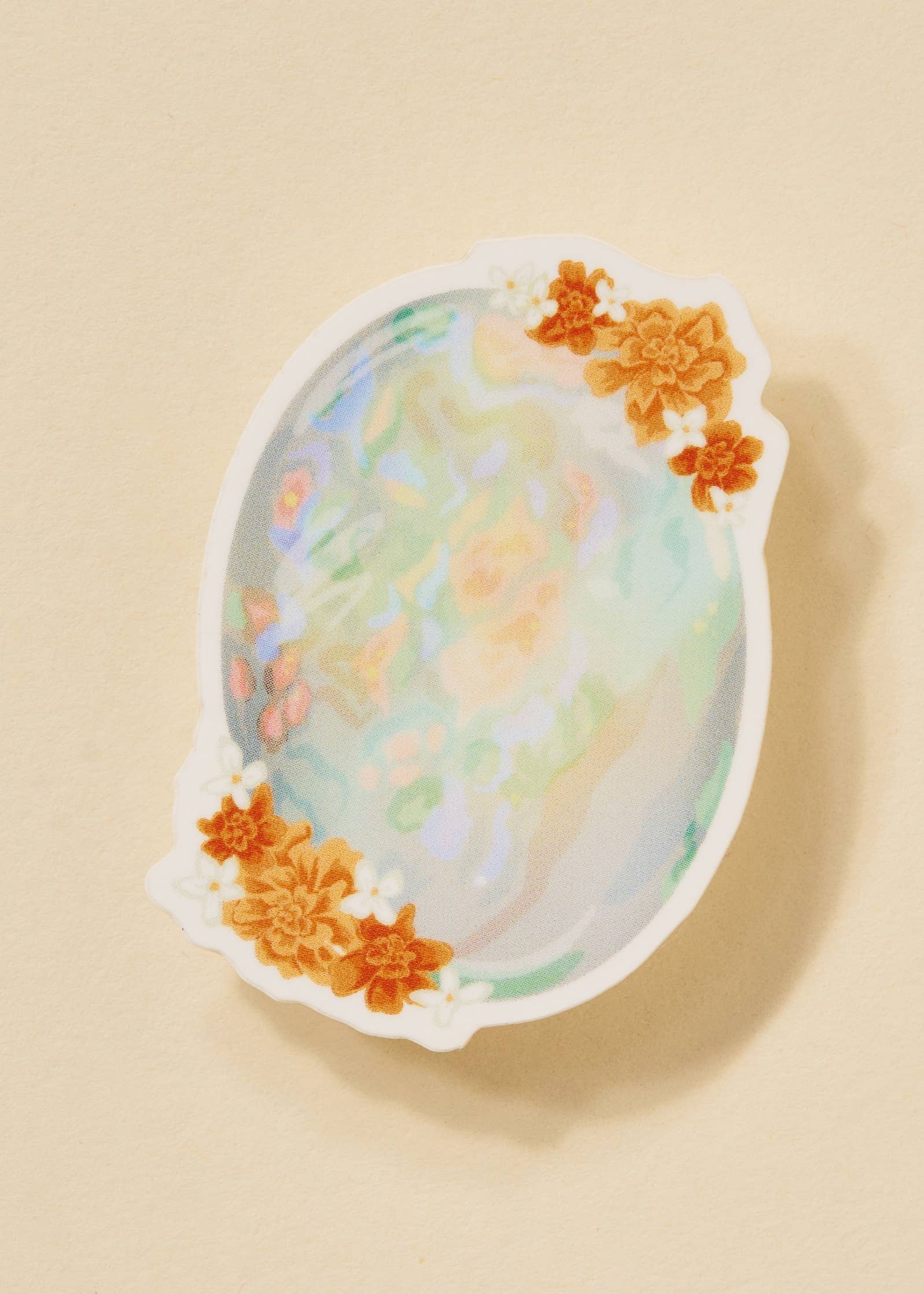 Opal Floral Gemstone Sticker - Proper