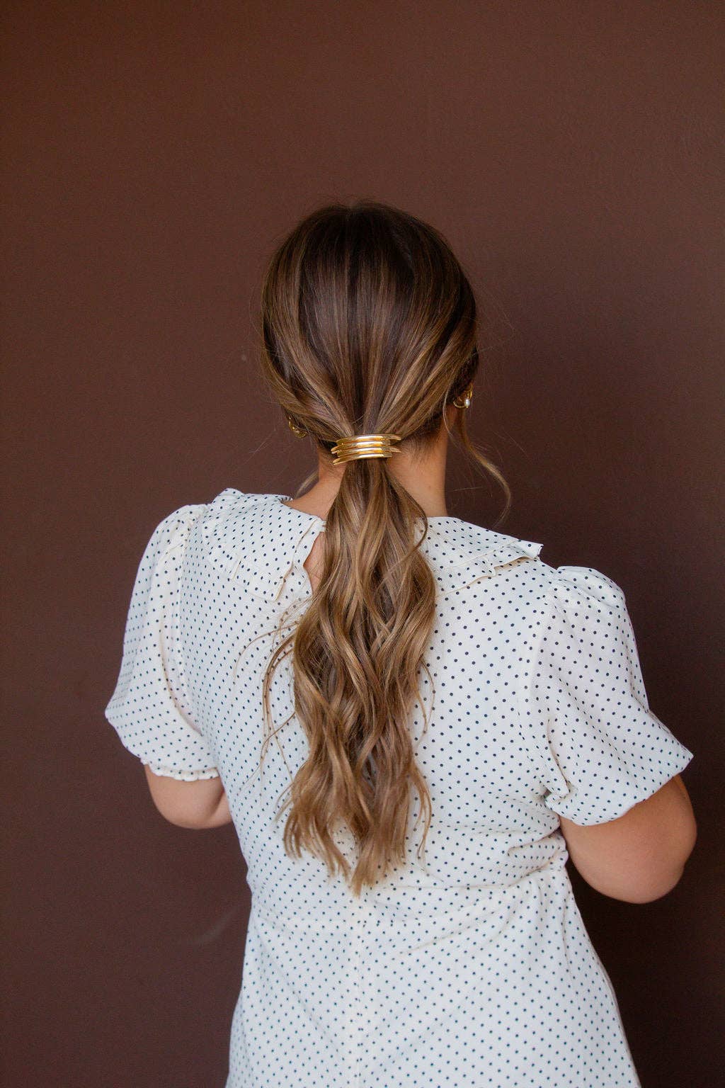 Minimal Gold Ponytail Cuff - Proper