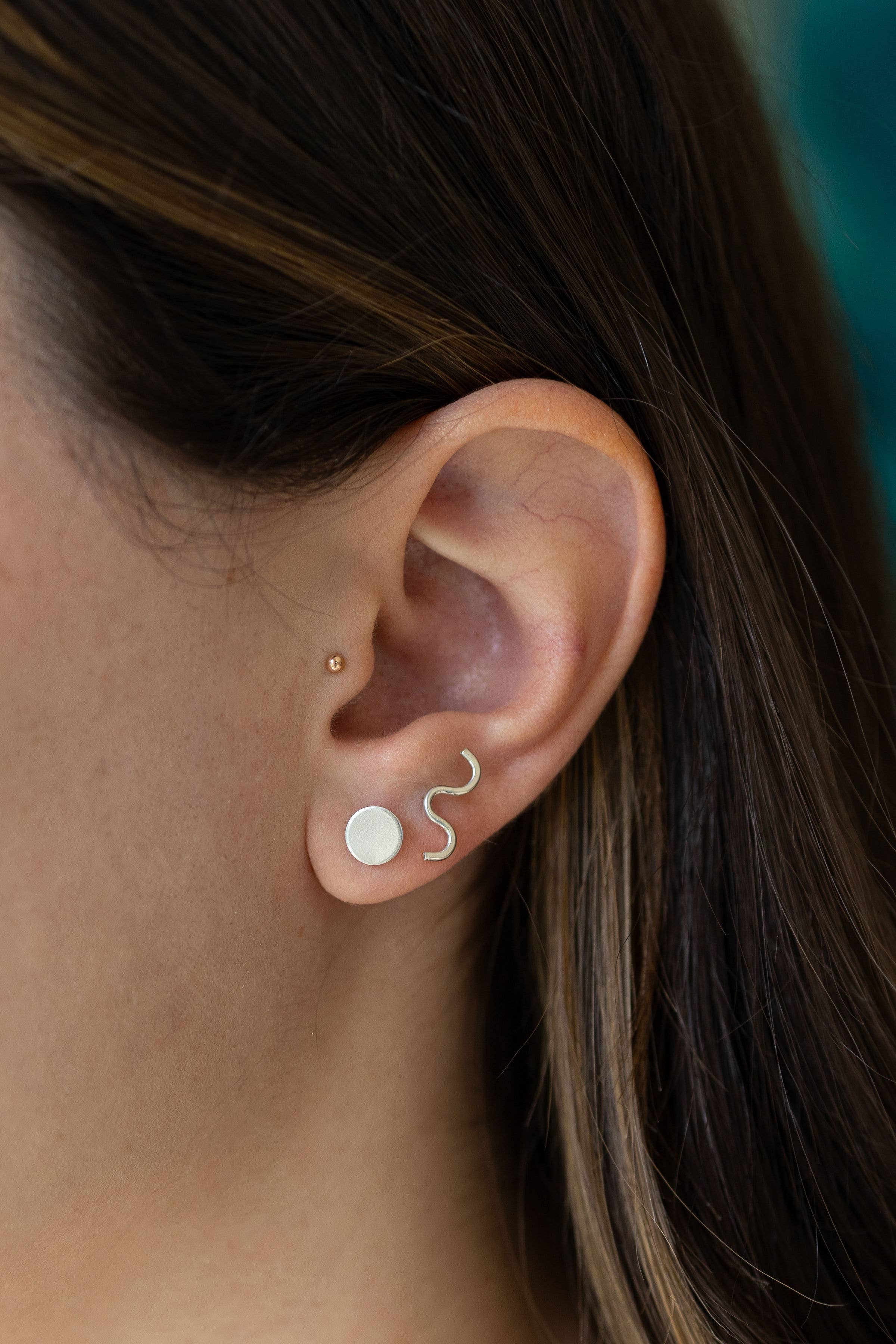 Wiggle and Dot Earrings - Proper