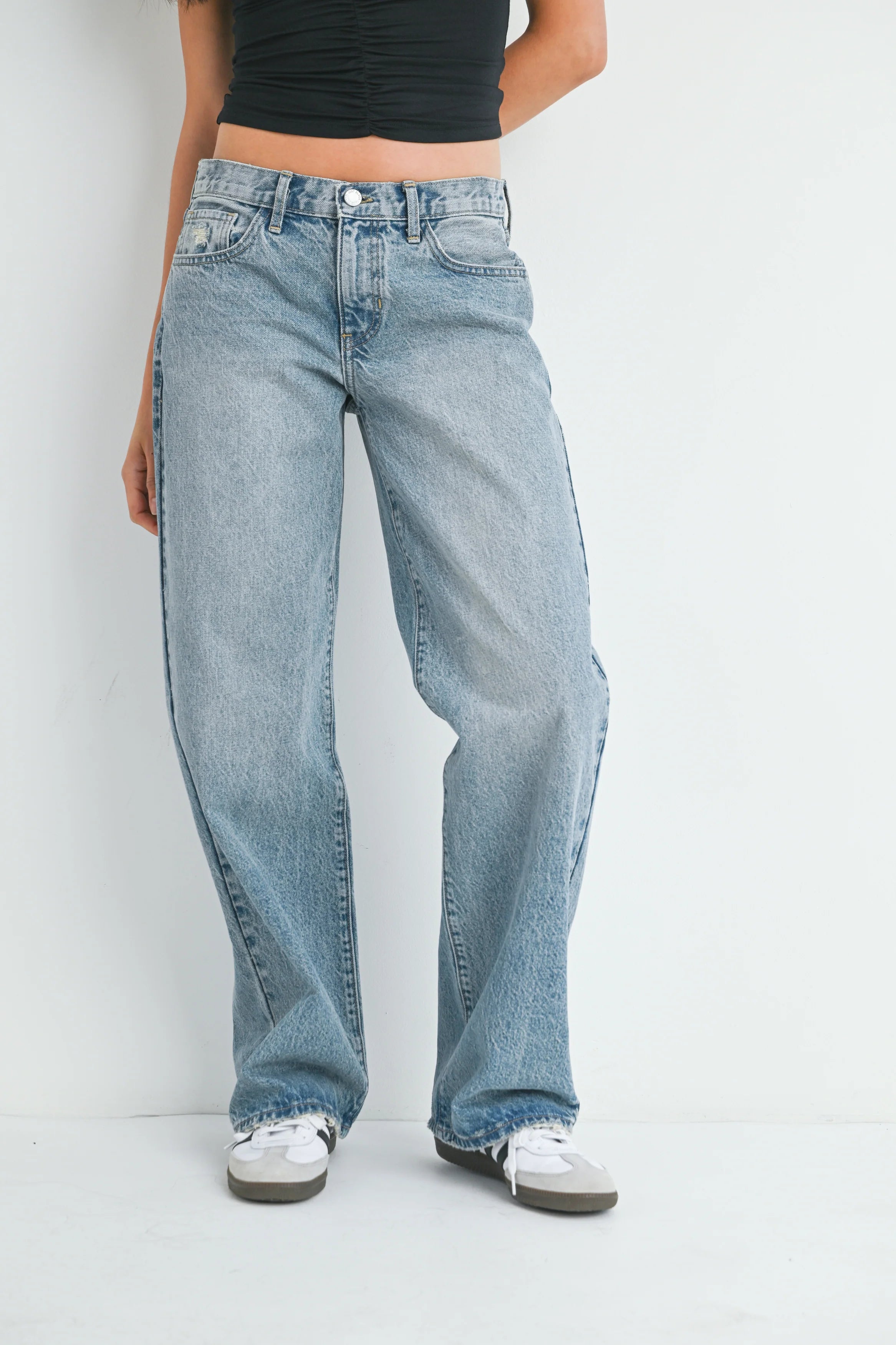 Low Rise Baggy Slouch Jeans
