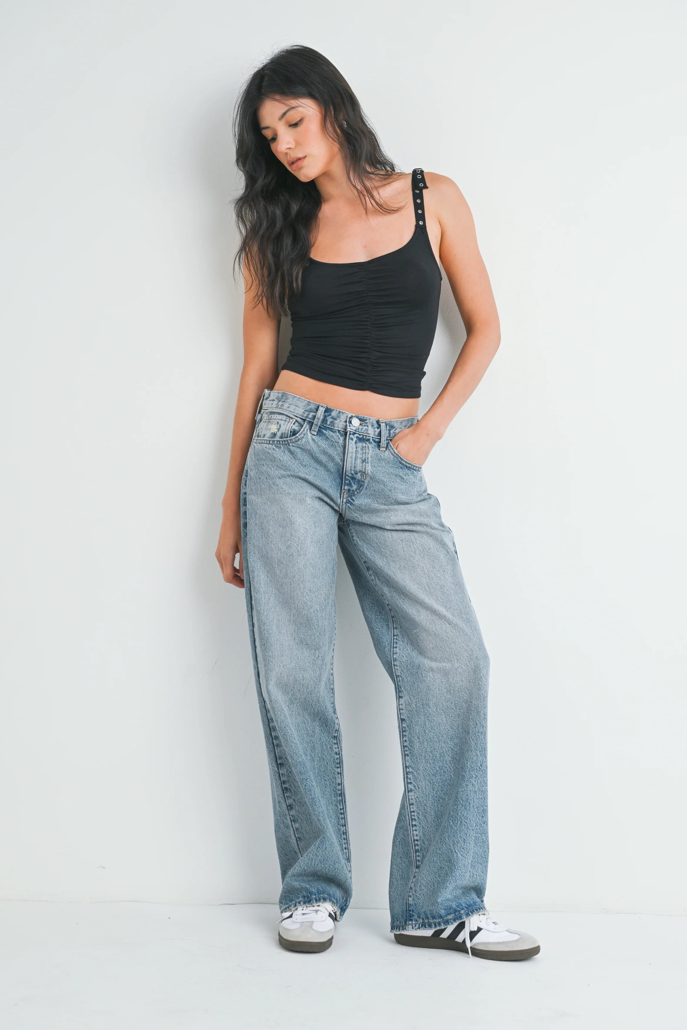 Low Rise Baggy Slouch Jeans