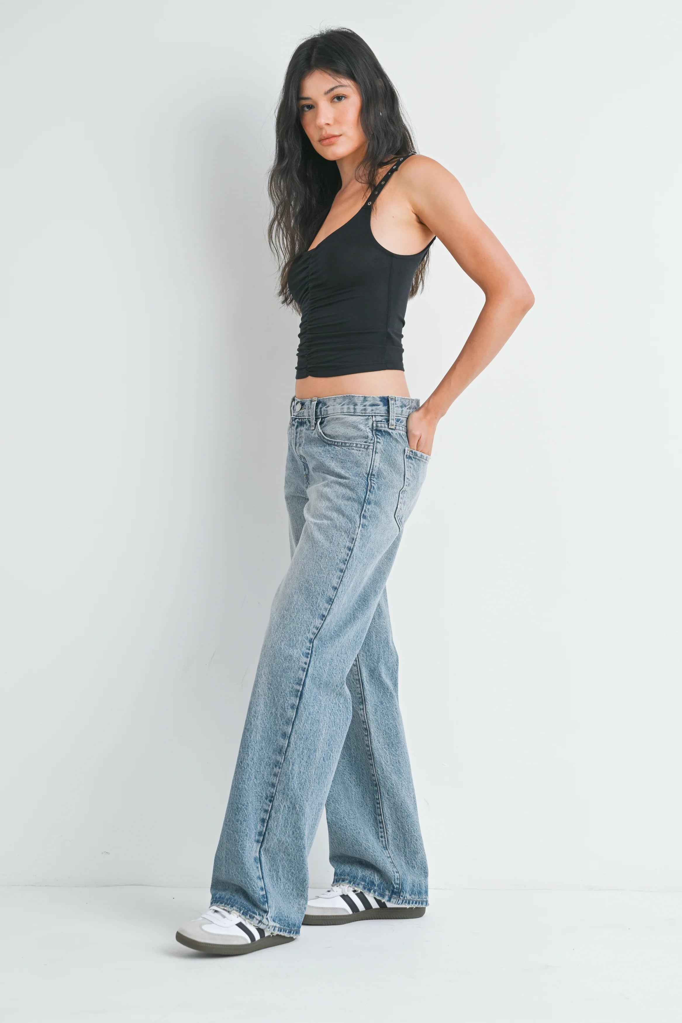 Low Rise Baggy Slouch Jeans
