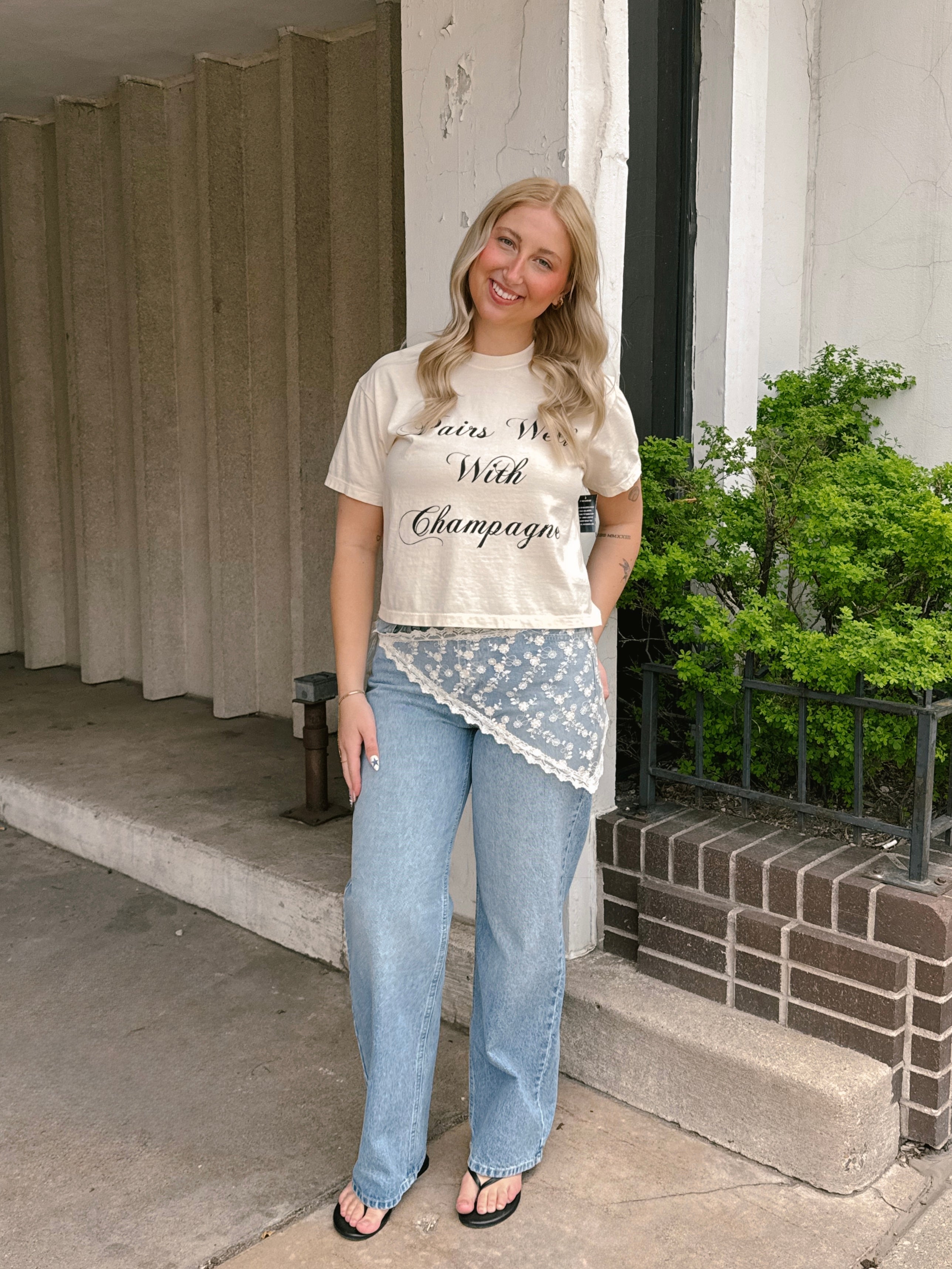 Lacy Hip Wrap Scarf - Proper
