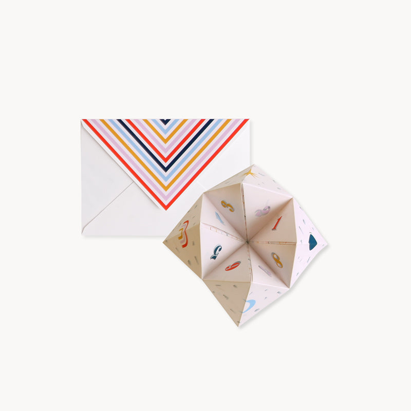 Cootie Catcher Card - Proper