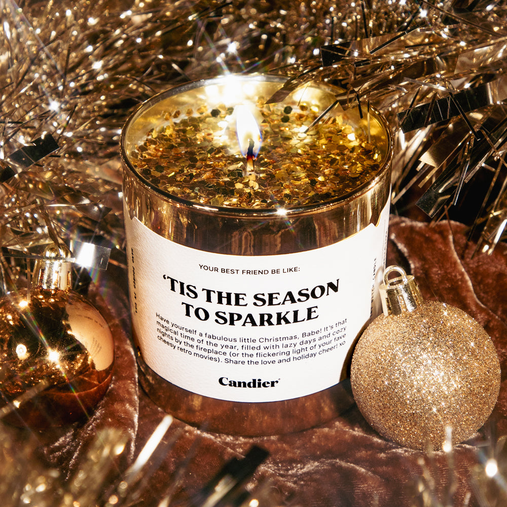 'Tis The Season to Sparkle Candle - Proper