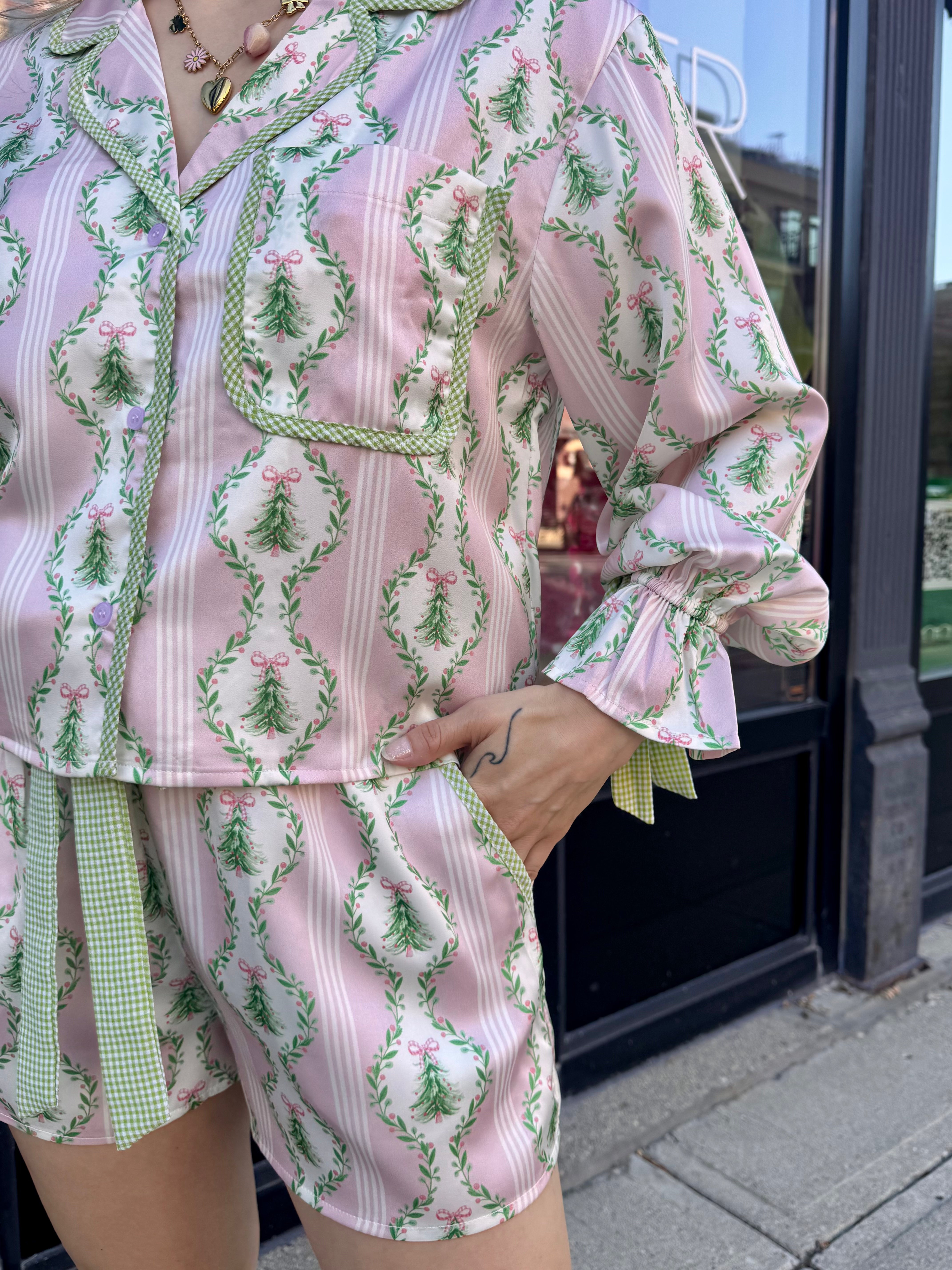 Christmas Tree Pajama Top - Proper