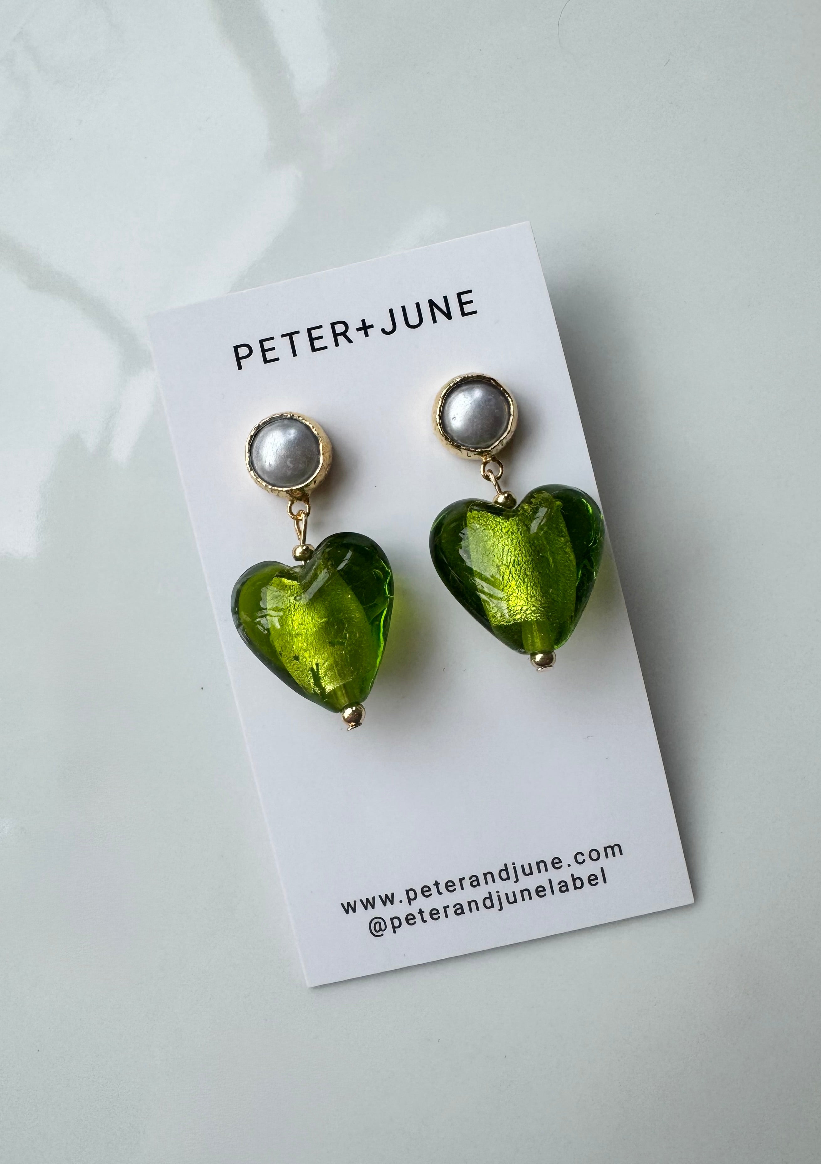 Heart of Glass Earrings