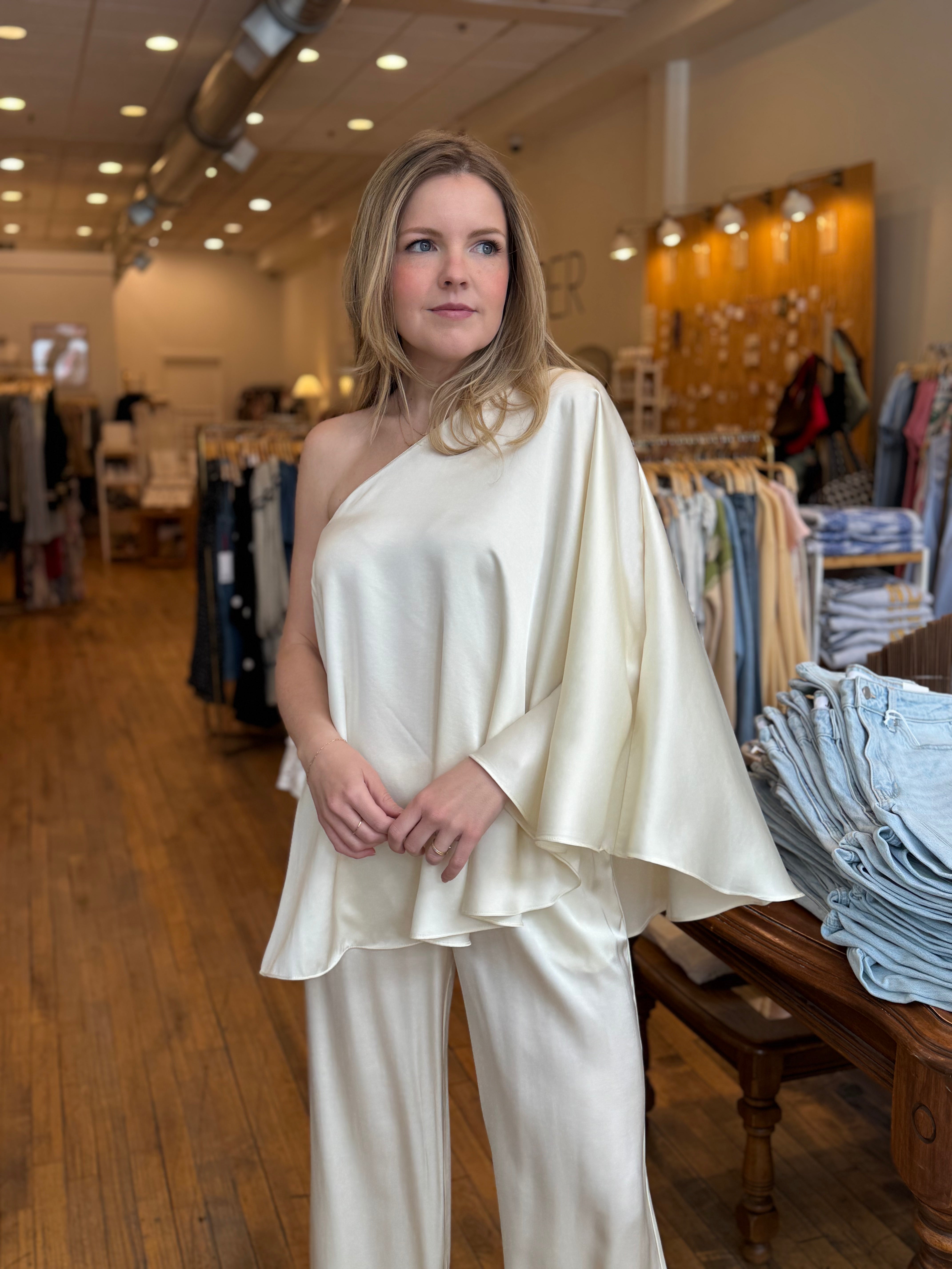 Aurore One Shoulder Top - Proper