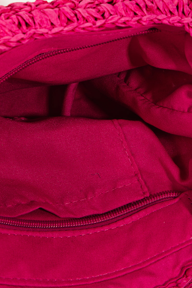 Raffia Braided Square Purse - Proper