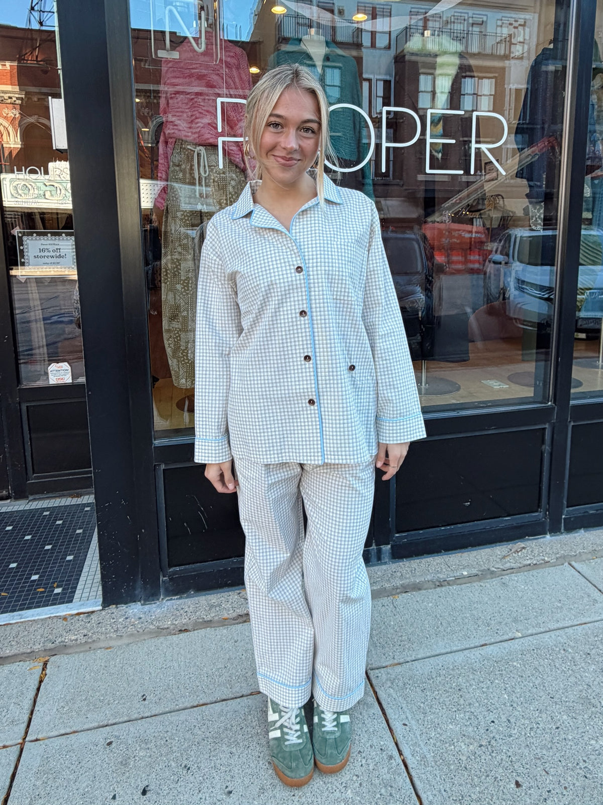 Cordelia Pajama Set + Scrunchie - Proper