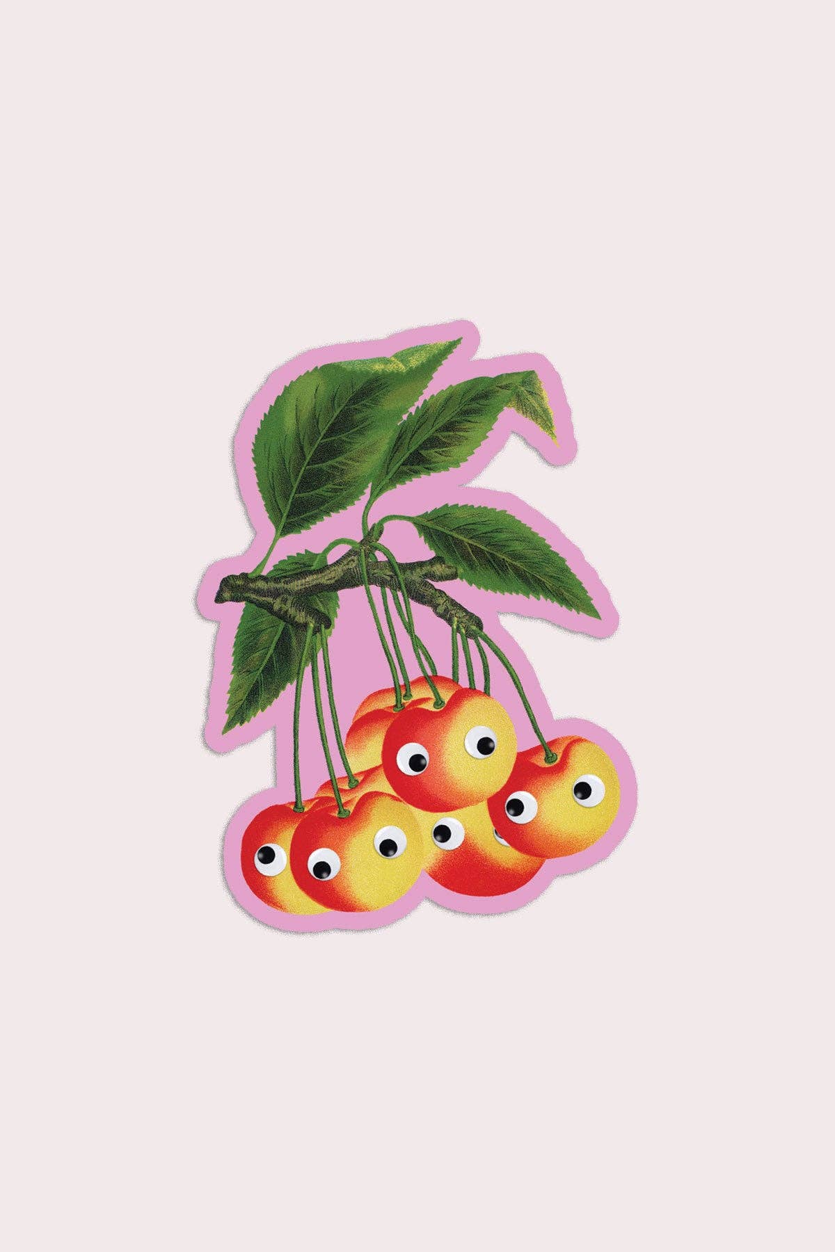 Googly Cherries Vinyl Sticker - Proper