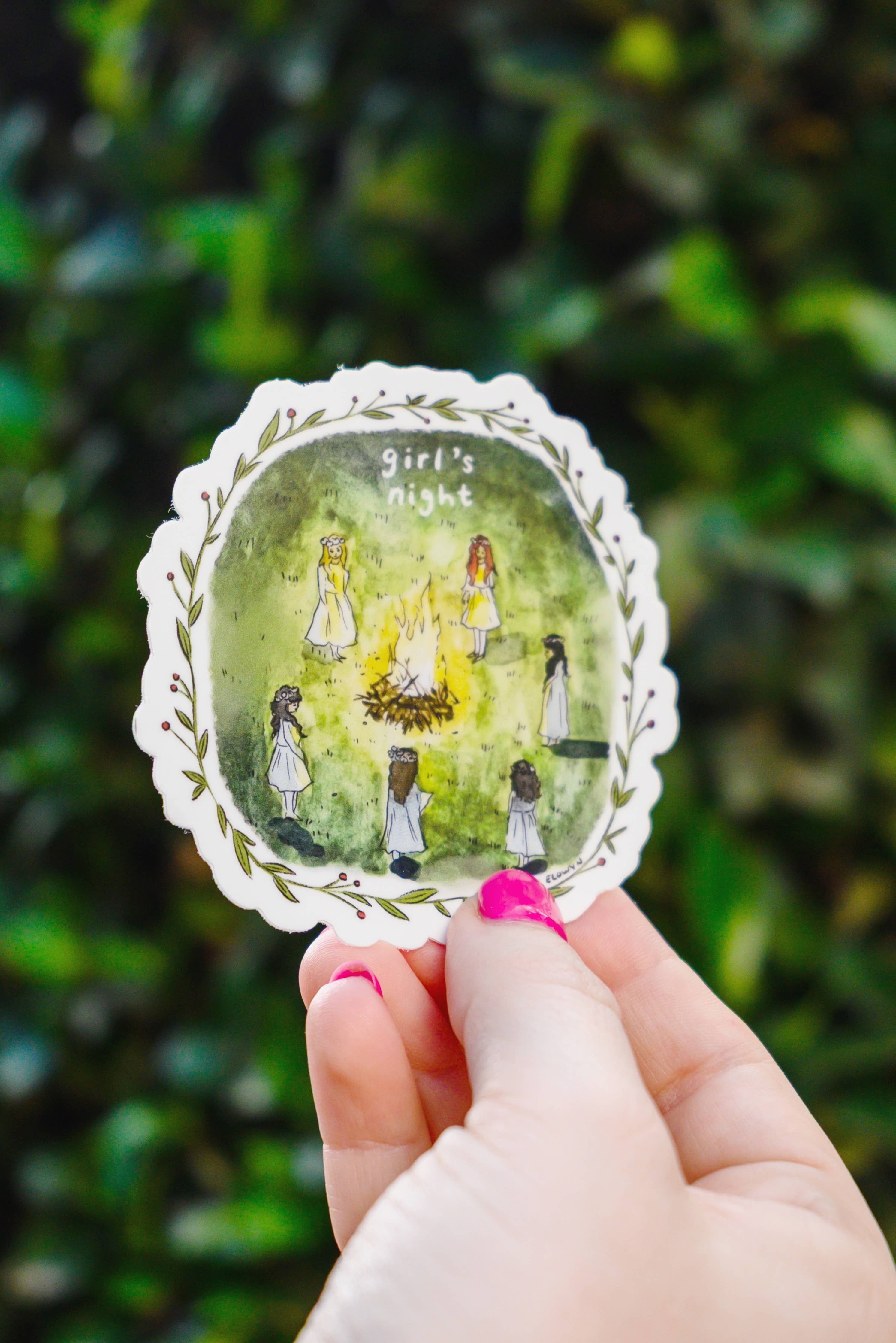 Girls Night Sticker