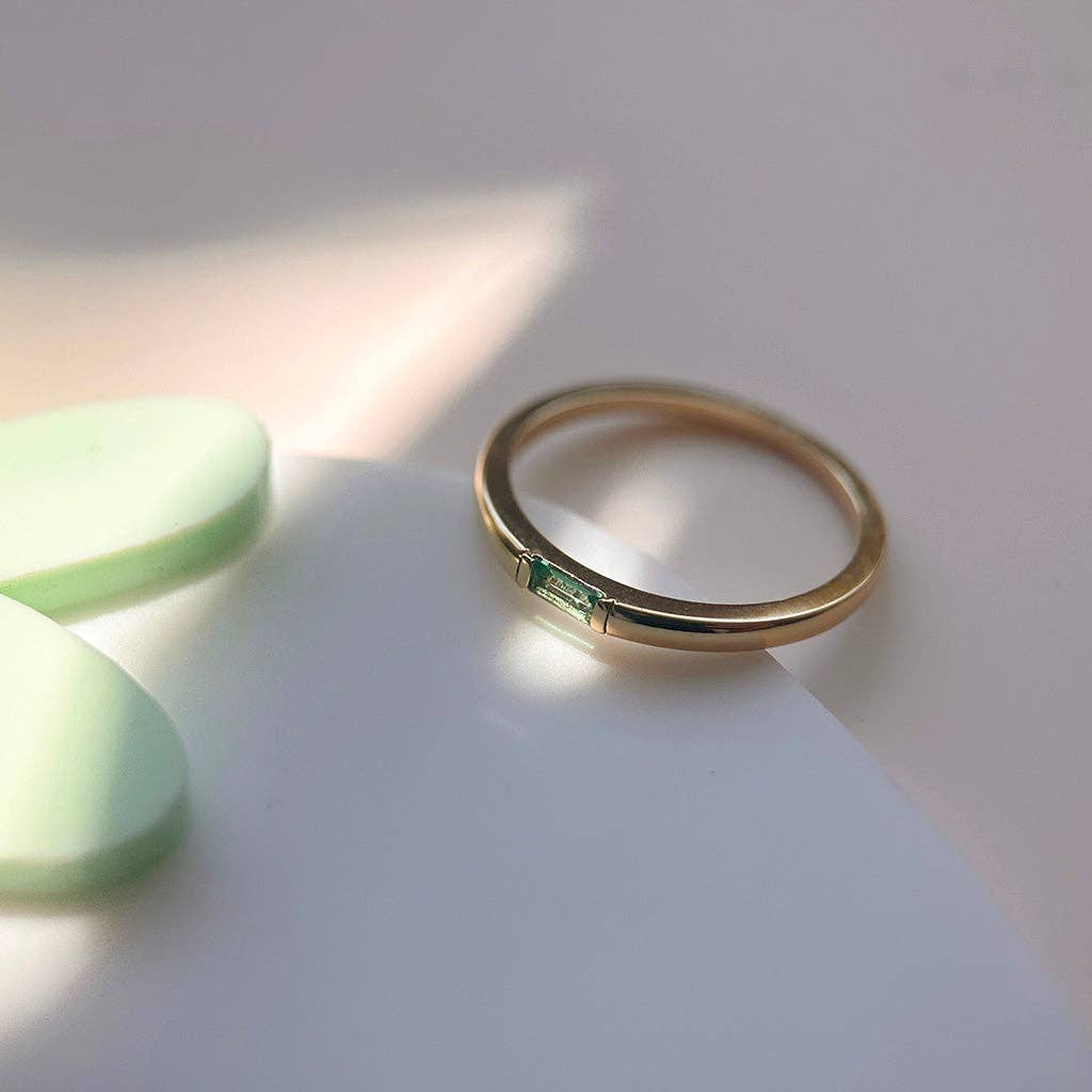 Mini Crystal Dome Ring - Proper