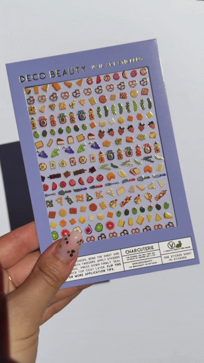 Nail Art Stickers - Charcuterie