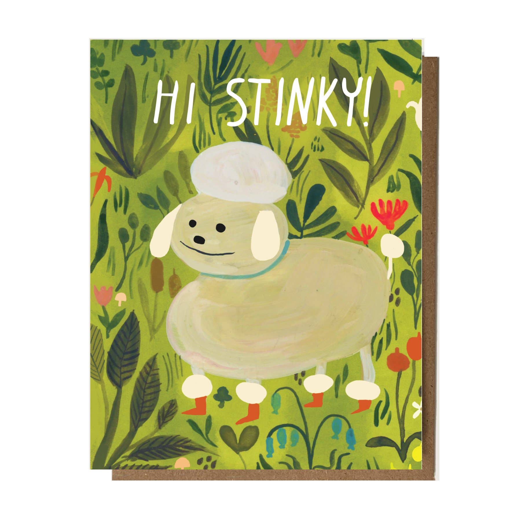 Hi Stinky Greeting Card - Proper