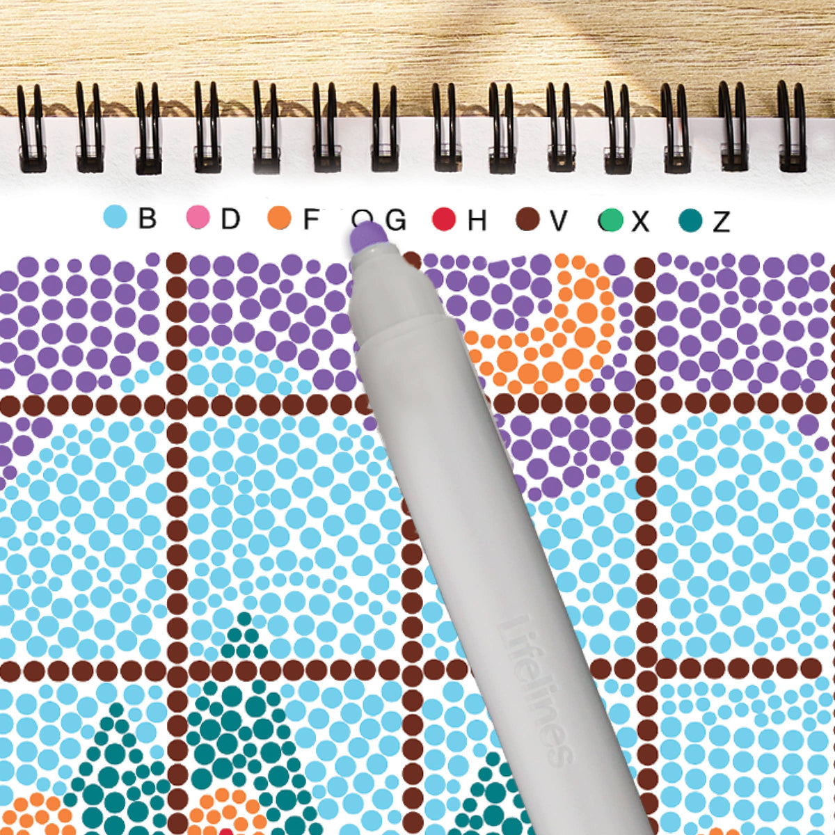 FlowArt-Dot By Letter - Snowed in - Proper