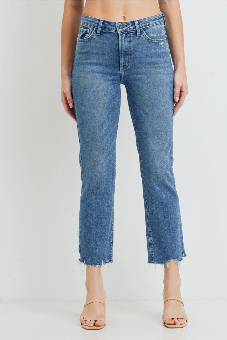 High Rise Vintage Straight Jeans - Proper