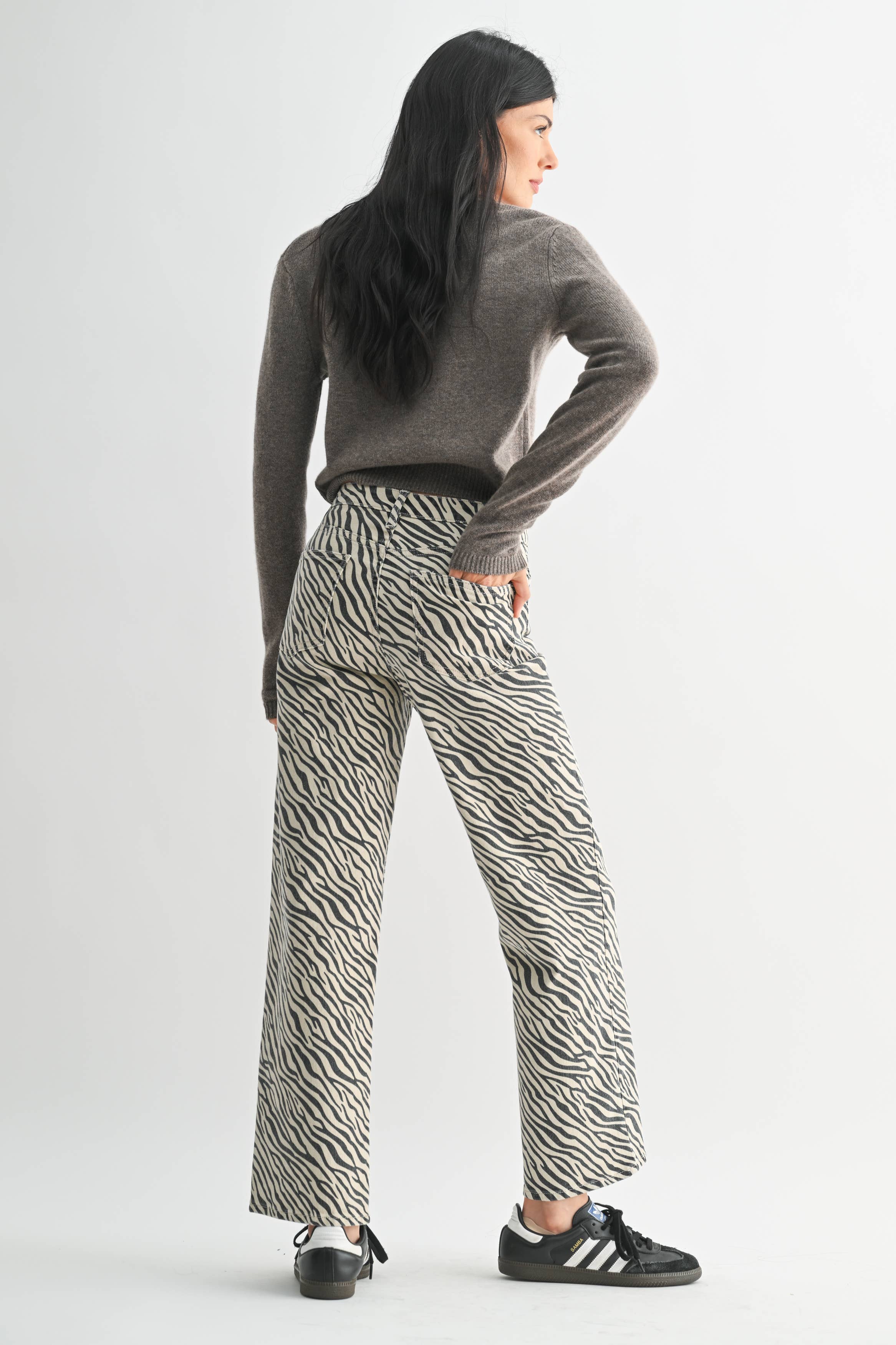 Zebra High Rise Straight - Proper