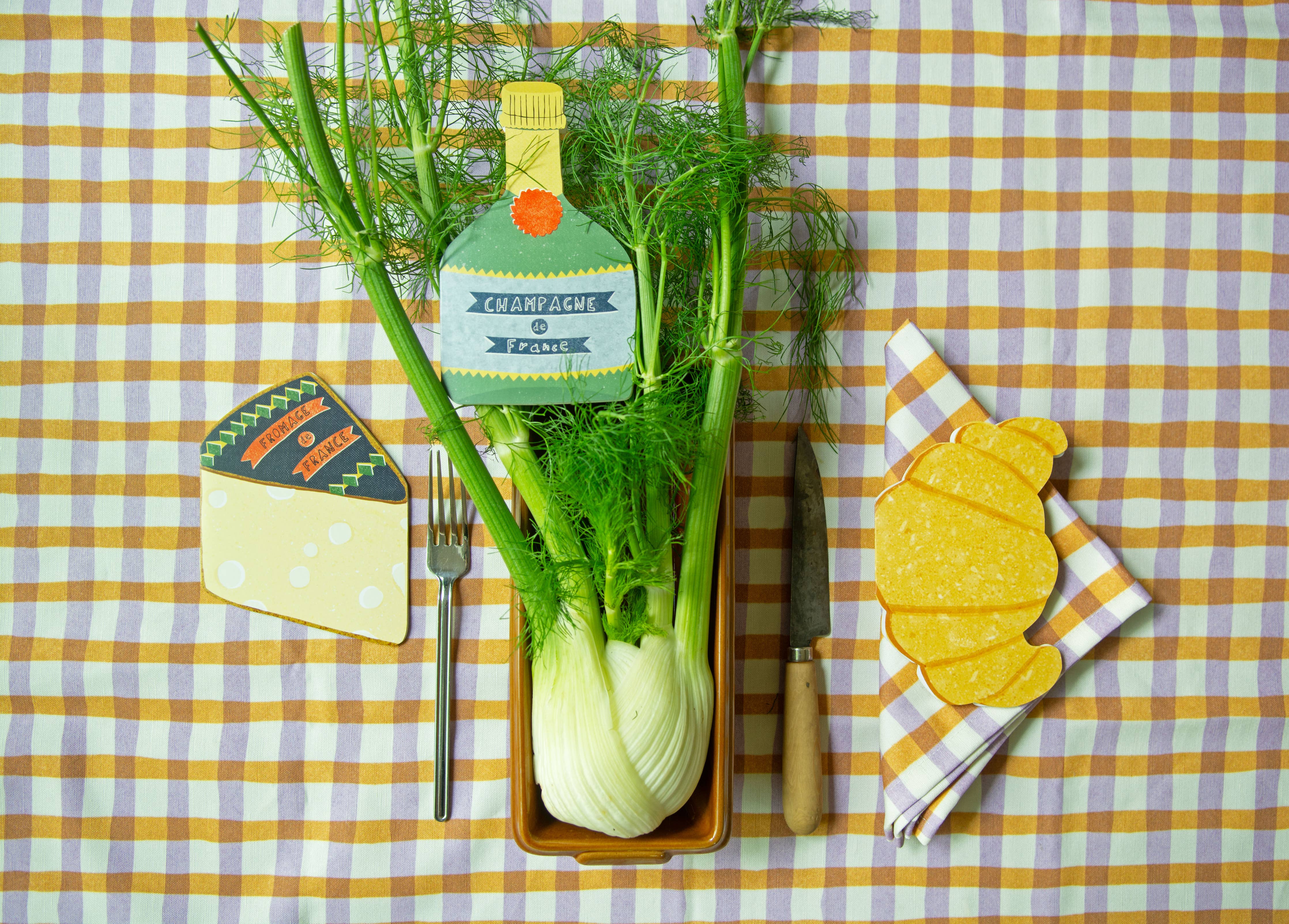 Croissant Mini Cards - box of 6 - Proper