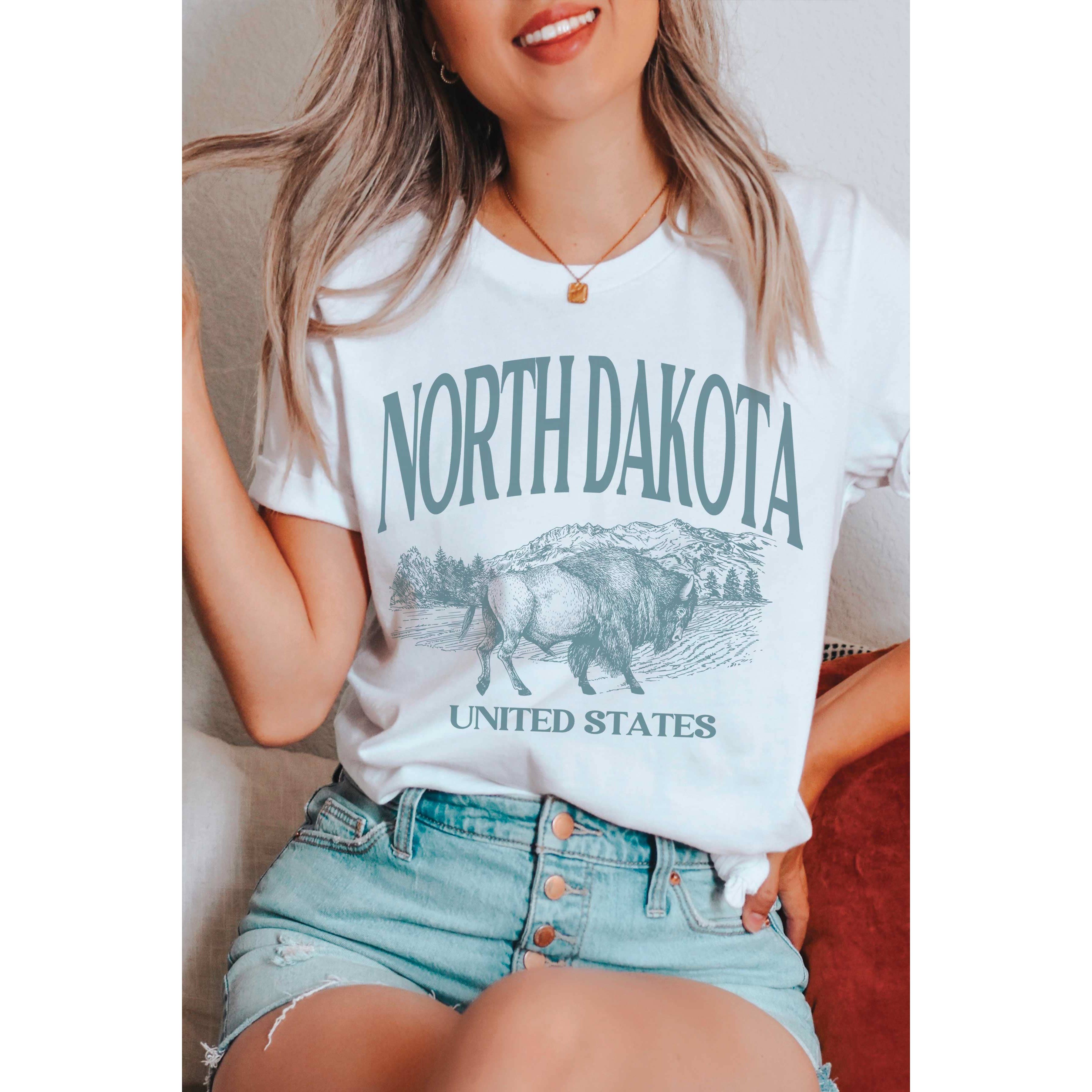 North Dakota Bison Illustration Tee - Proper