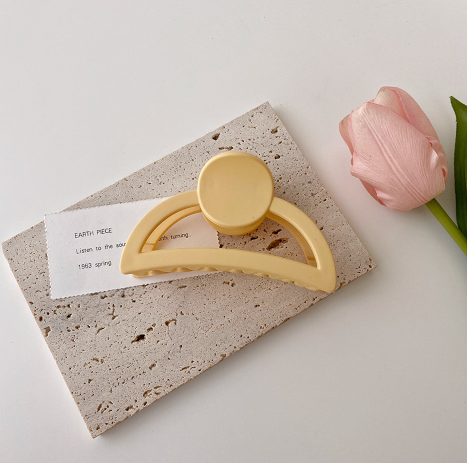 Matte Half Moon Hair Clips (CASIE) - Proper