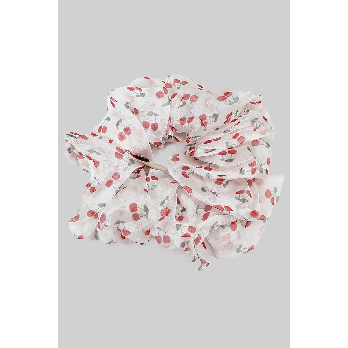Sheer Fruit Scrunchie